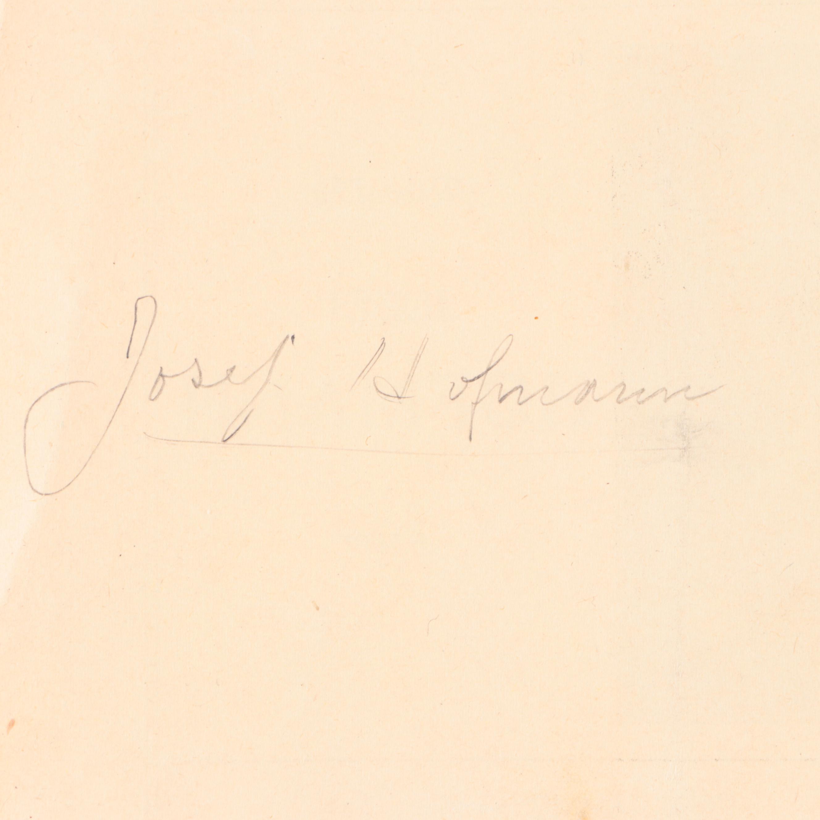 Signed Vladimir Horowitz, Josef Hoffman, Jascha Heifetz and Other Ephemera