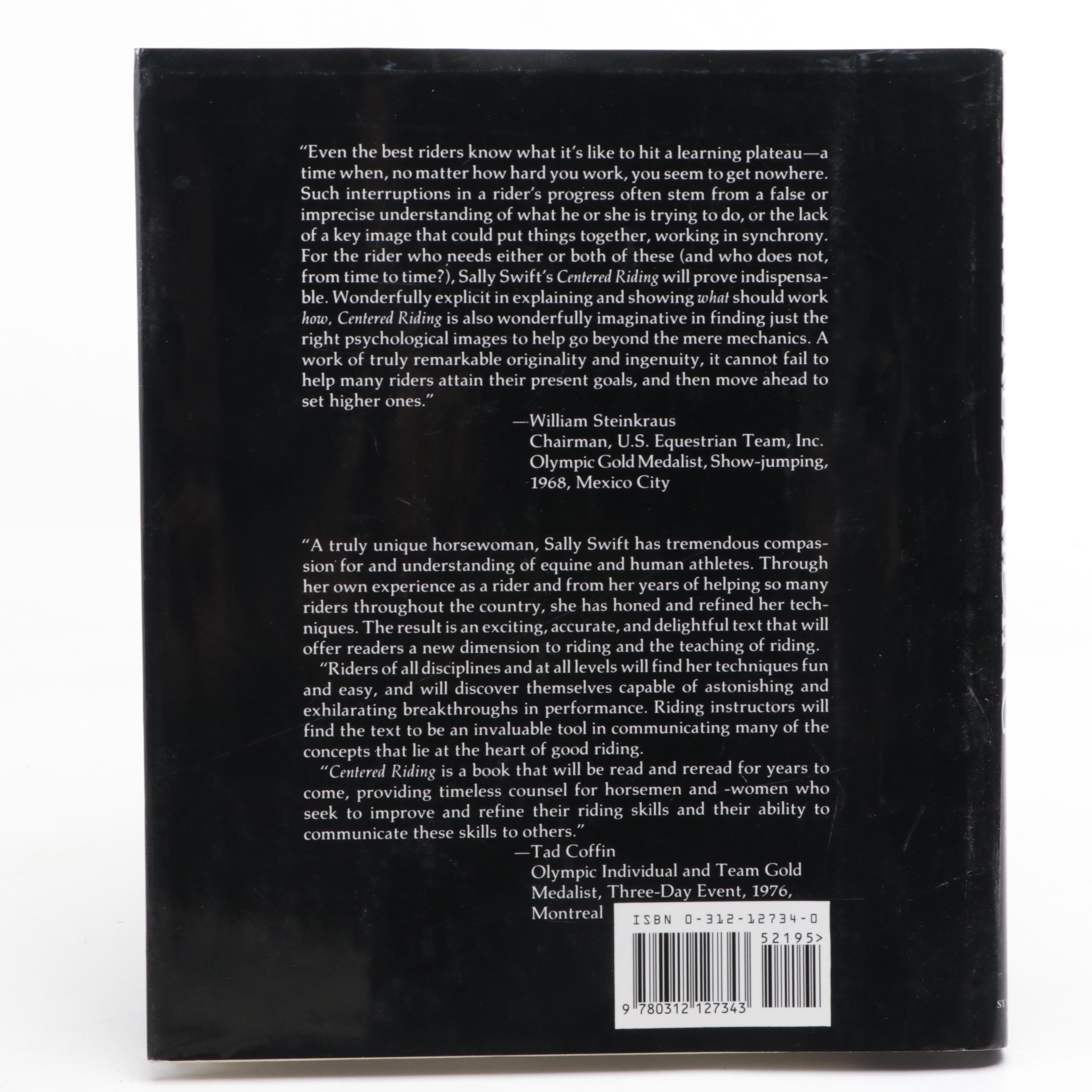 First Edition "Centered Riding" by Sally Swift and More Equine Books