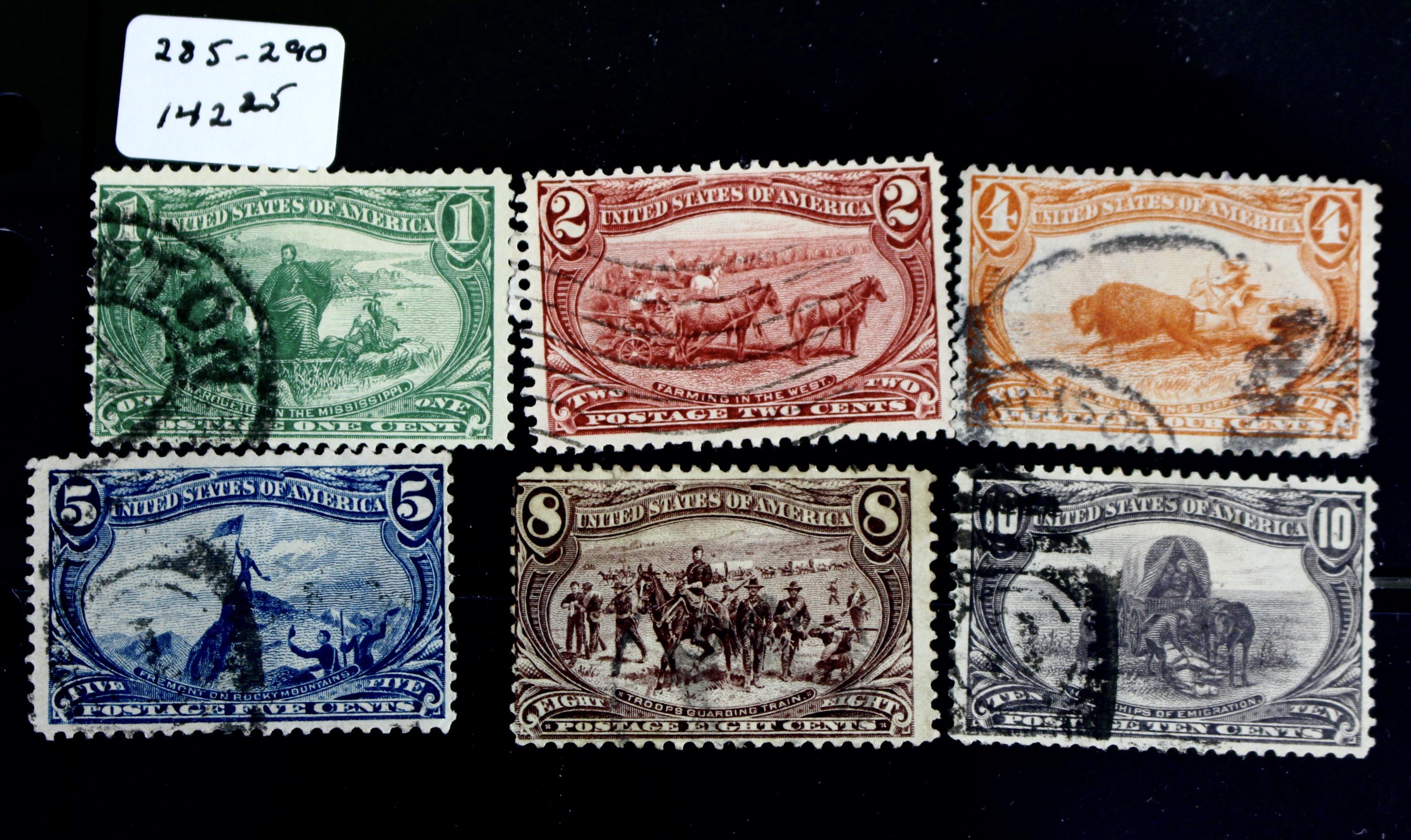 Used Trans-Mississippi, Pan American and Early Airmail Postage Stamps