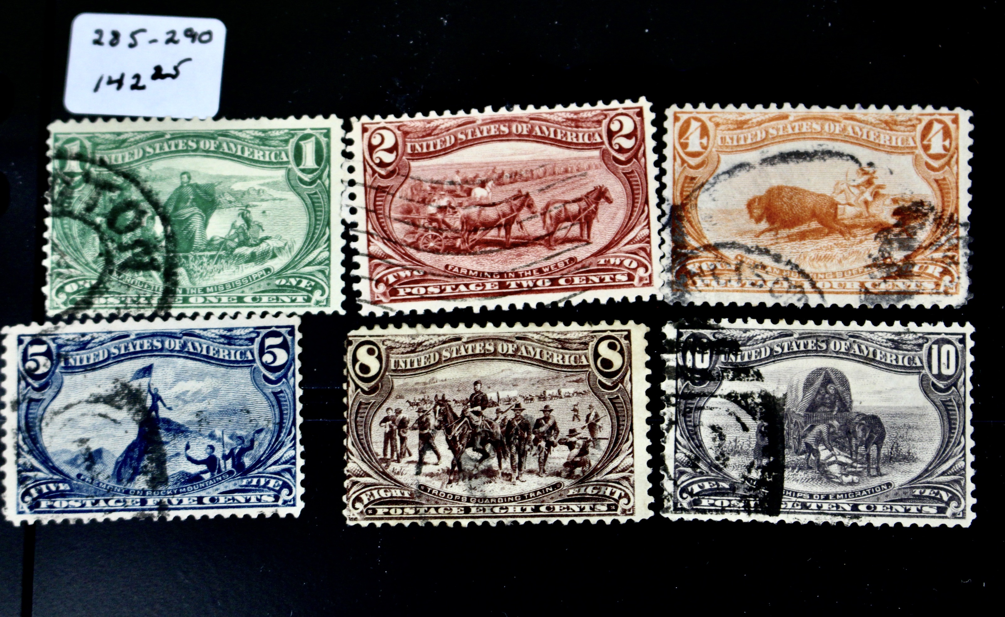 Used Trans-Mississippi, Pan American and Early Airmail Postage Stamps