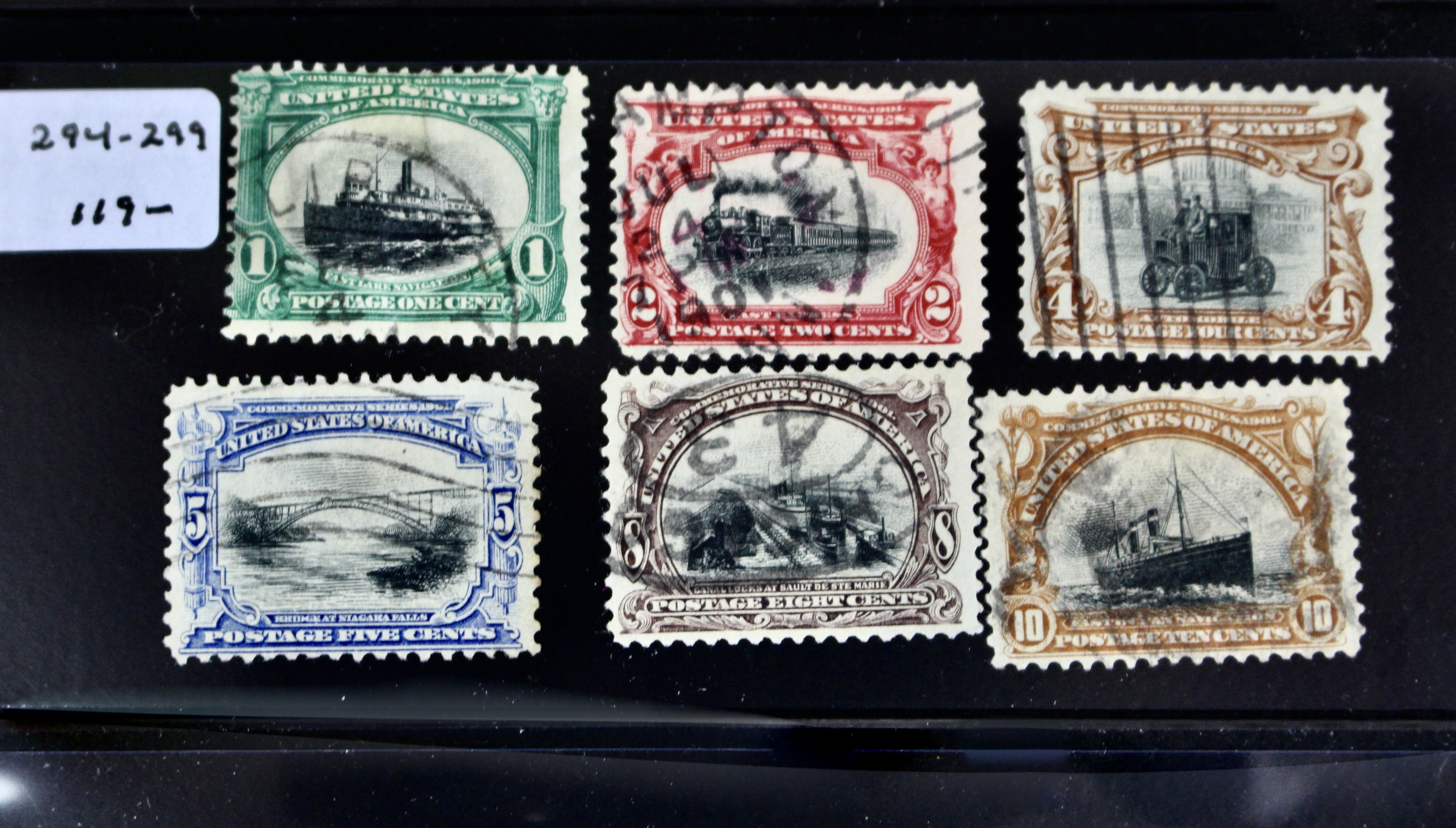 Used Trans-Mississippi, Pan American and Early Airmail Postage Stamps