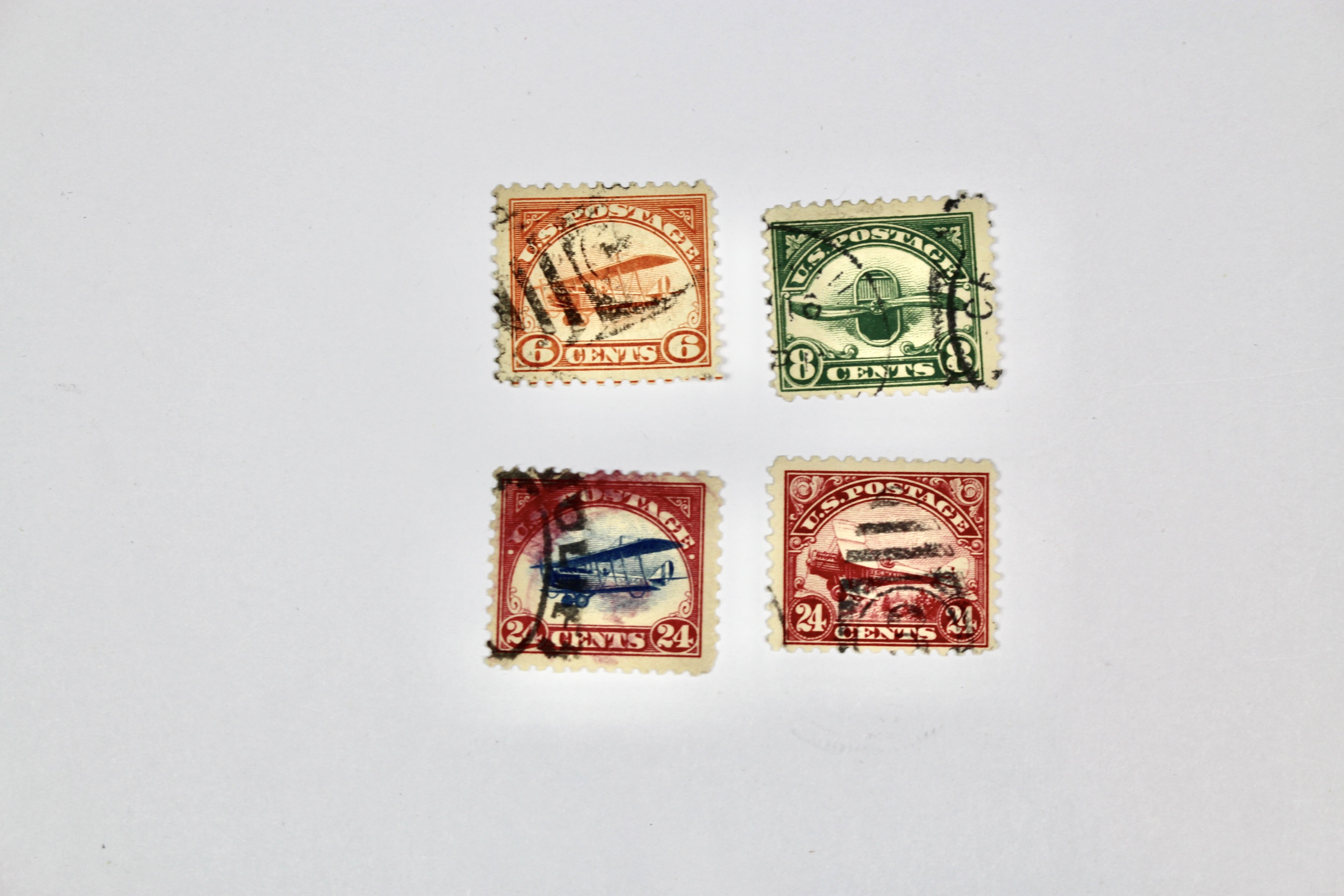Used Trans-Mississippi, Pan American and Early Airmail Postage Stamps