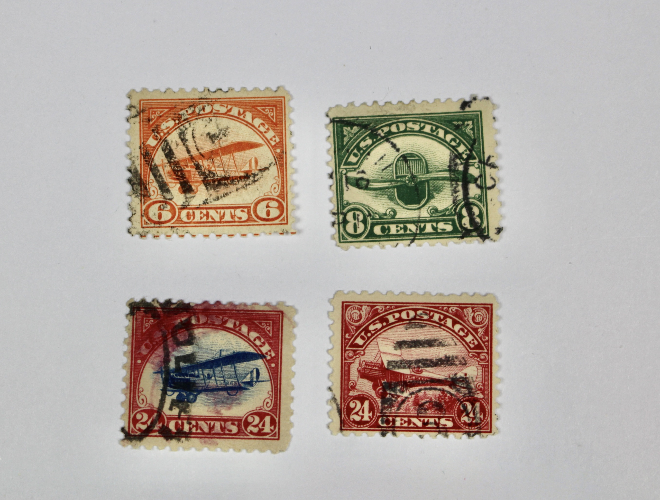 Used Trans-Mississippi, Pan American and Early Airmail Postage Stamps
