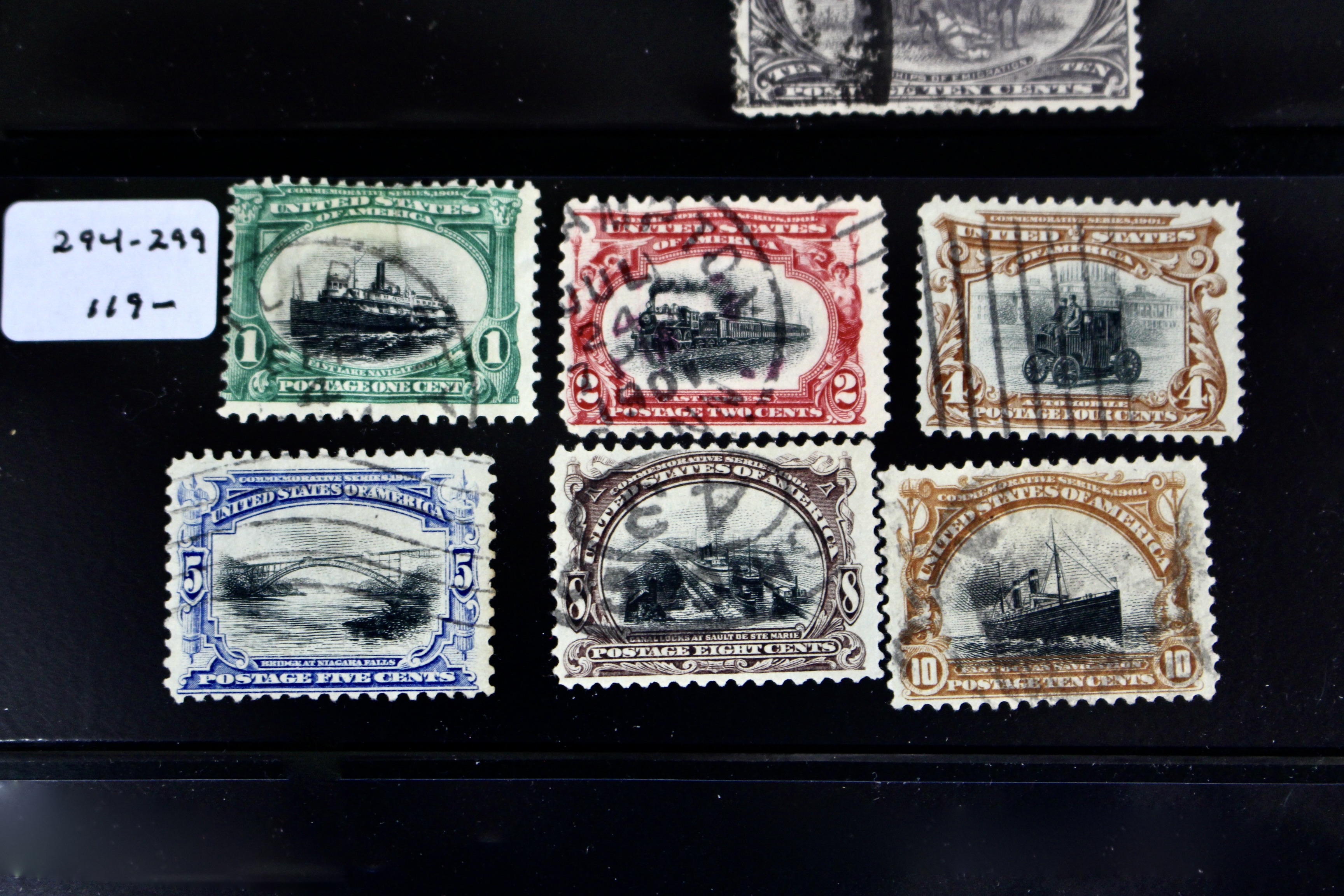 Used Trans-Mississippi, Pan American and Early Airmail Postage Stamps