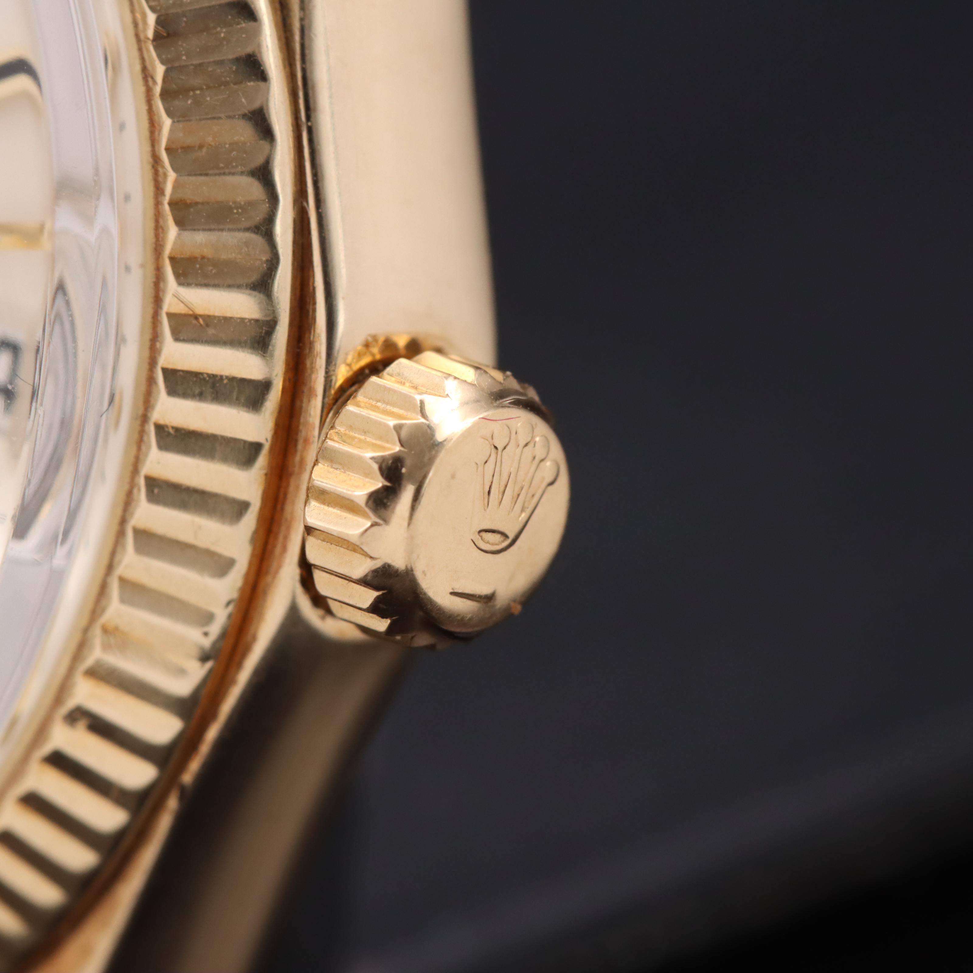 1972 Rolex Oyster Perpetual Date 14K Sigma Dial Watch