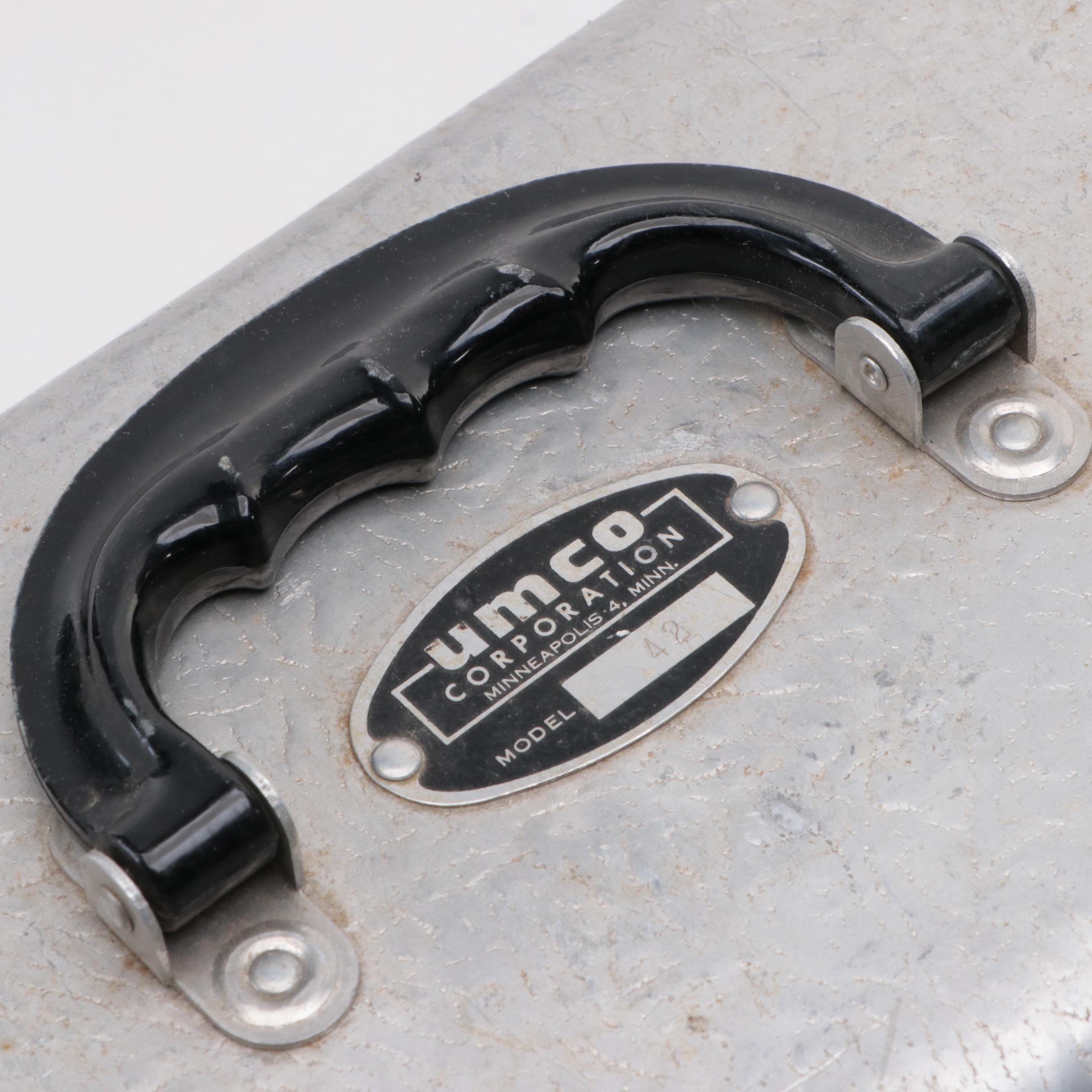 Umco Model 42 Tackle Box with Fishing Lure and Hook Collection