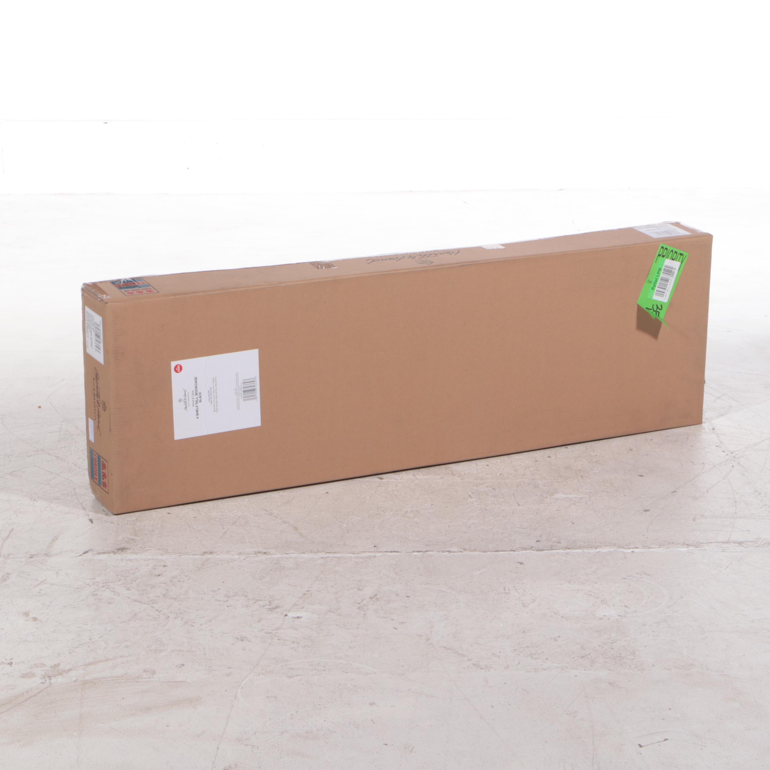 Hearth & Hand With Magnolia Wood and Cane Four-Shelf Bookcase