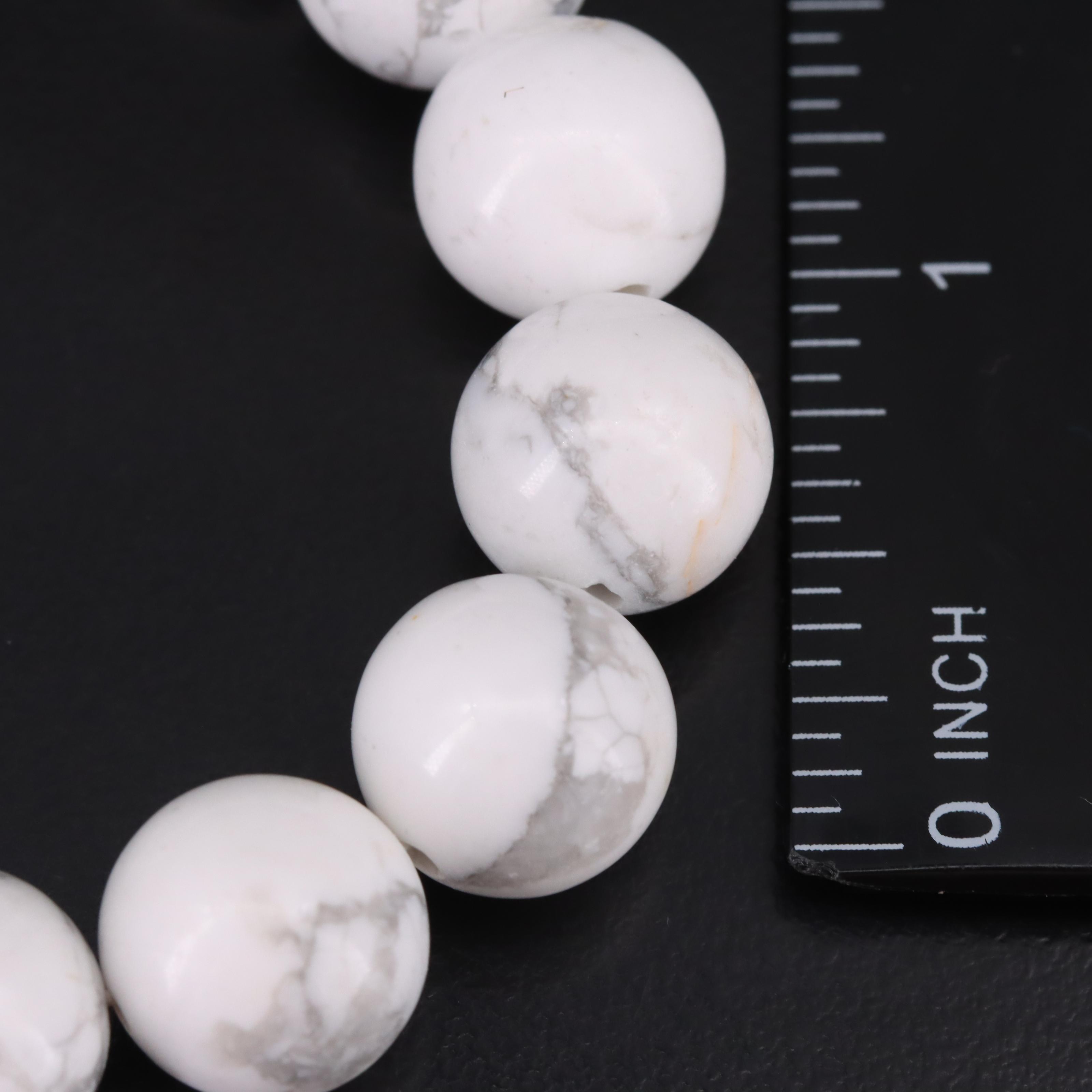 Sterling Magnesite, Tiger's Eye and Agate Beaded Bracelet Selection