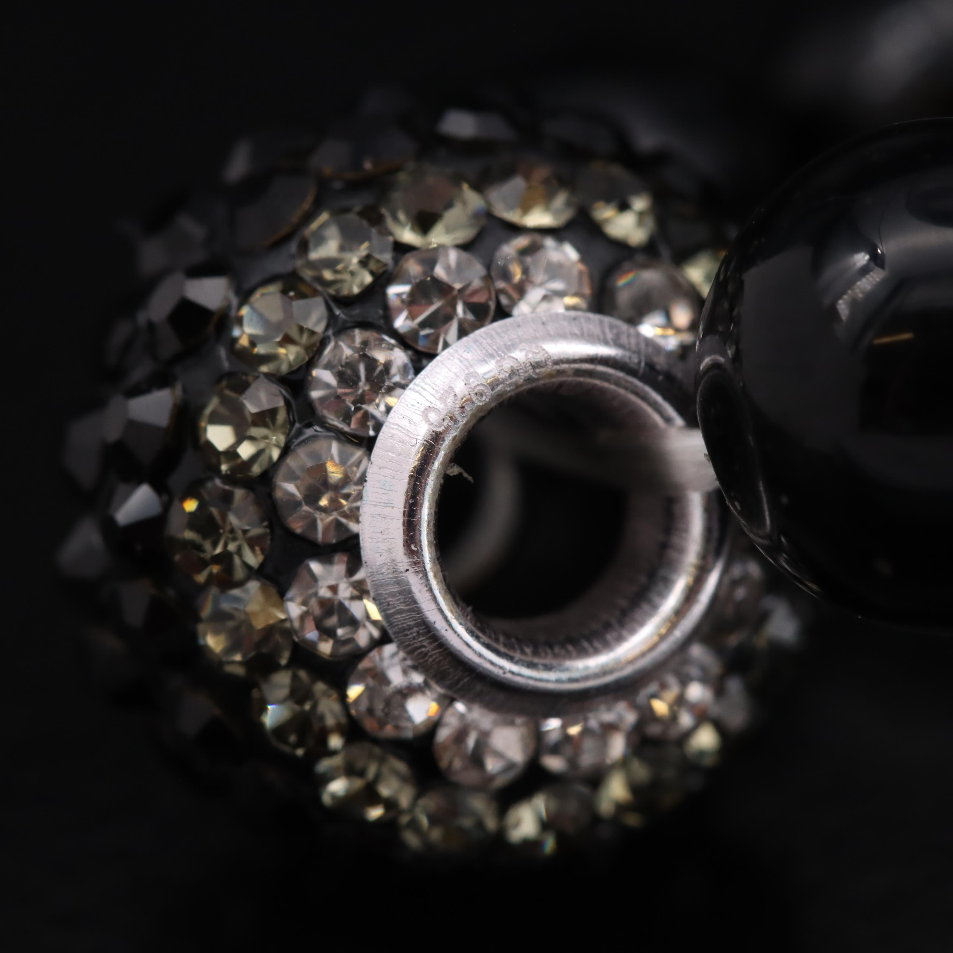 Sterling Magnesite, Tiger's Eye and Agate Beaded Bracelet Selection