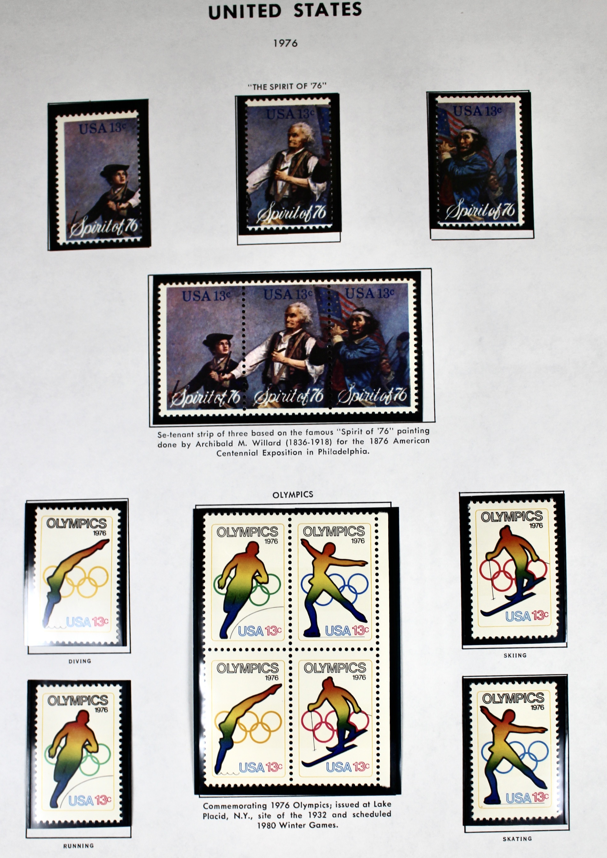 Mint Condition U.S. Postage Stamp Collection, 1940 to 1988