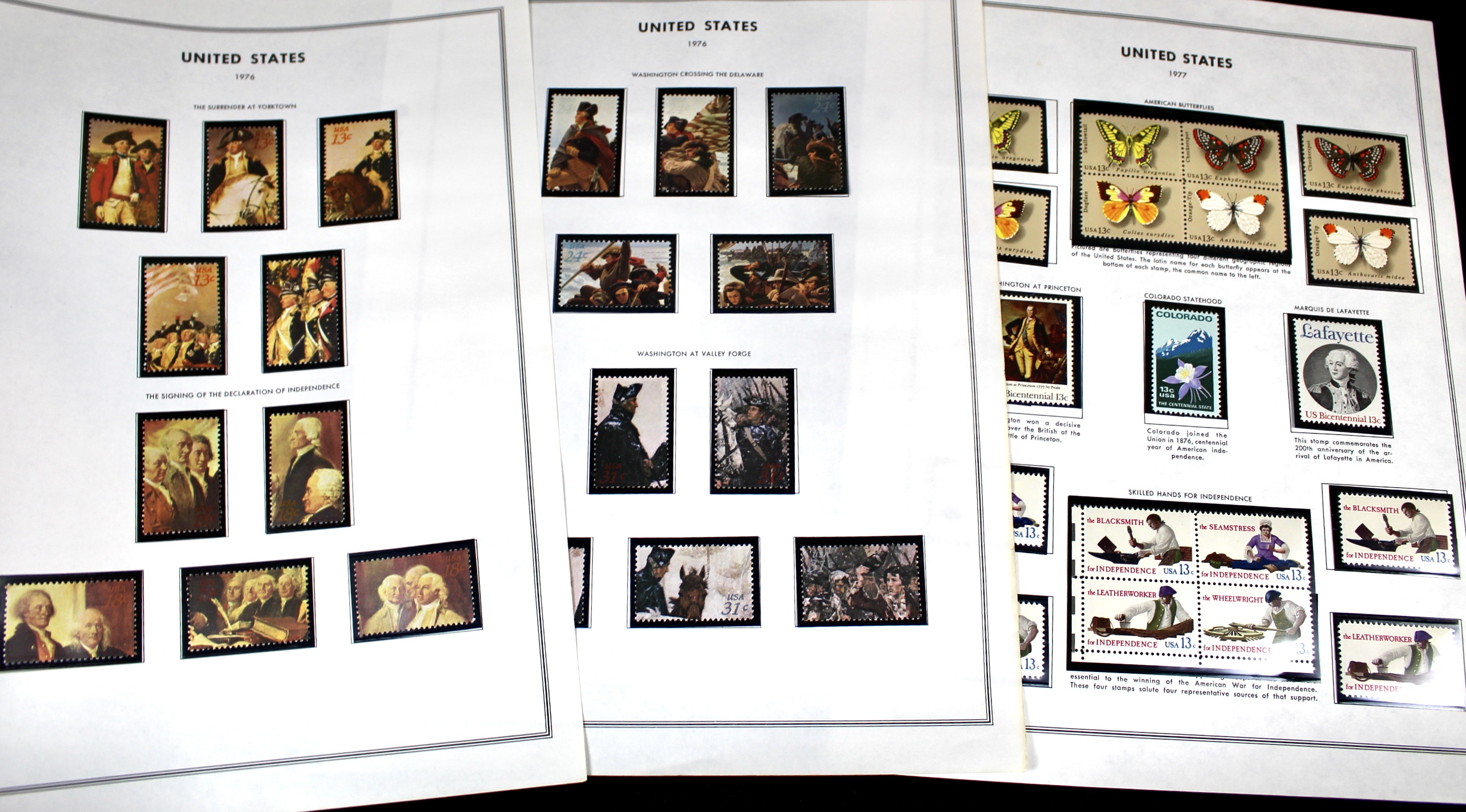 Mint Condition U.S. Postage Stamp Collection, 1940 to 1988