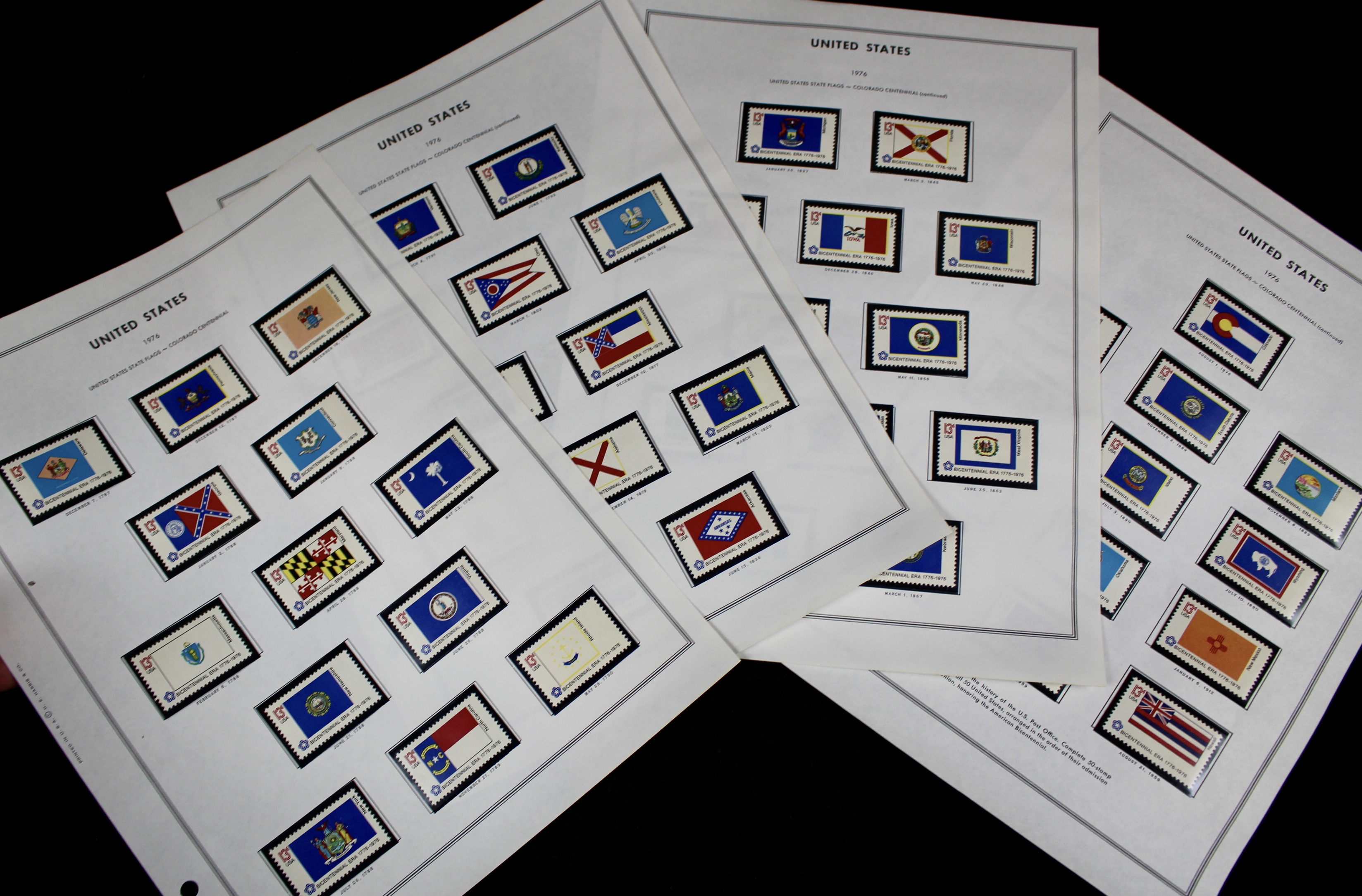 Mint Condition U.S. Postage Stamp Collection, 1940 to 1988