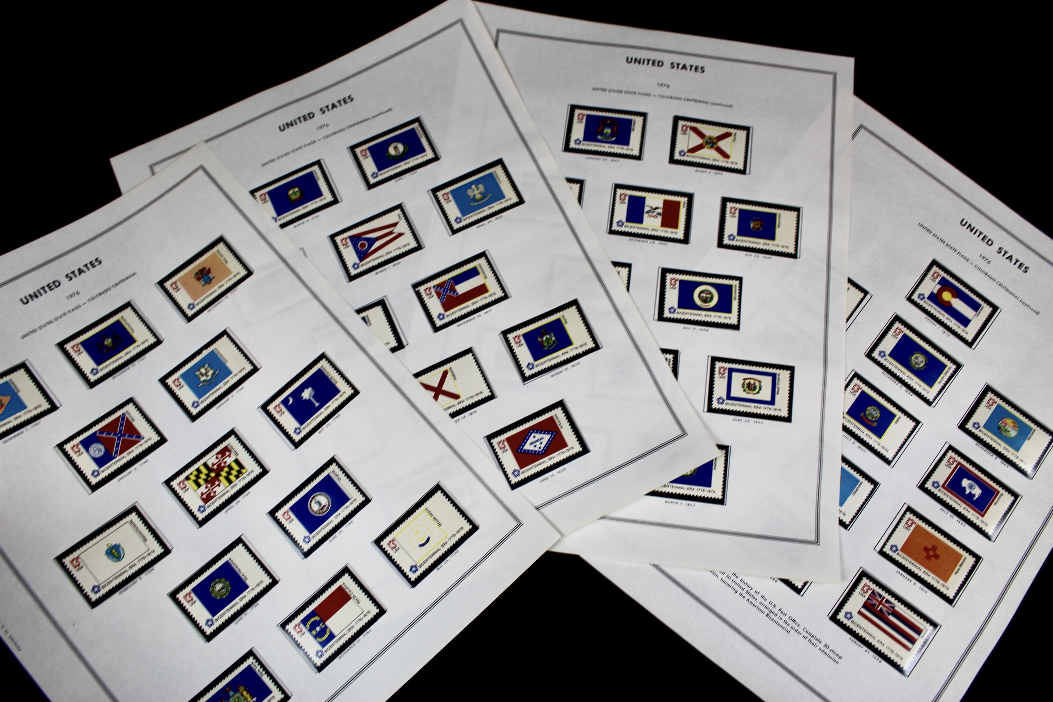 Mint Condition U.S. Postage Stamp Collection, 1940 to 1988