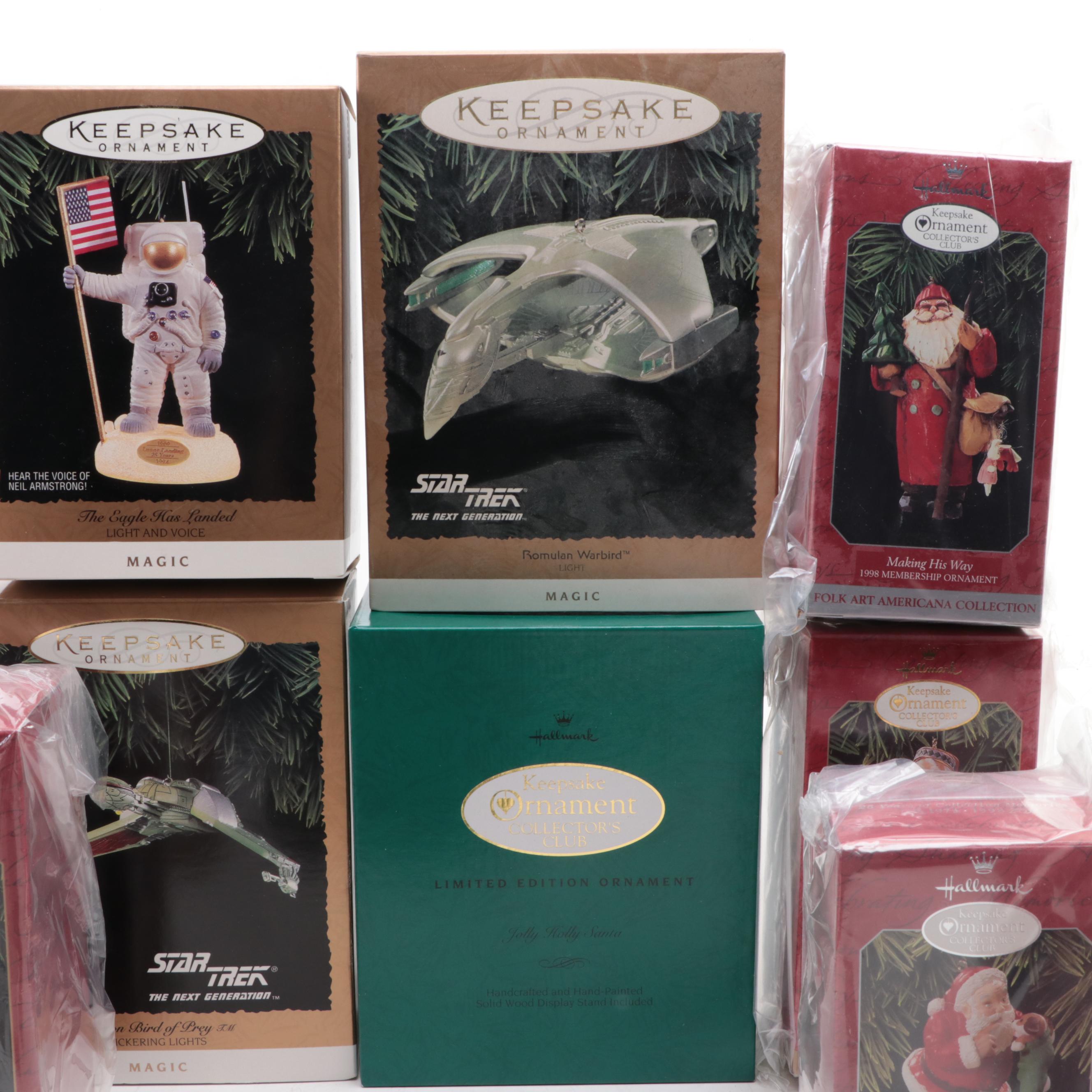 Keepsake Holiday Ornaments with Christmas Tree Music Box and More