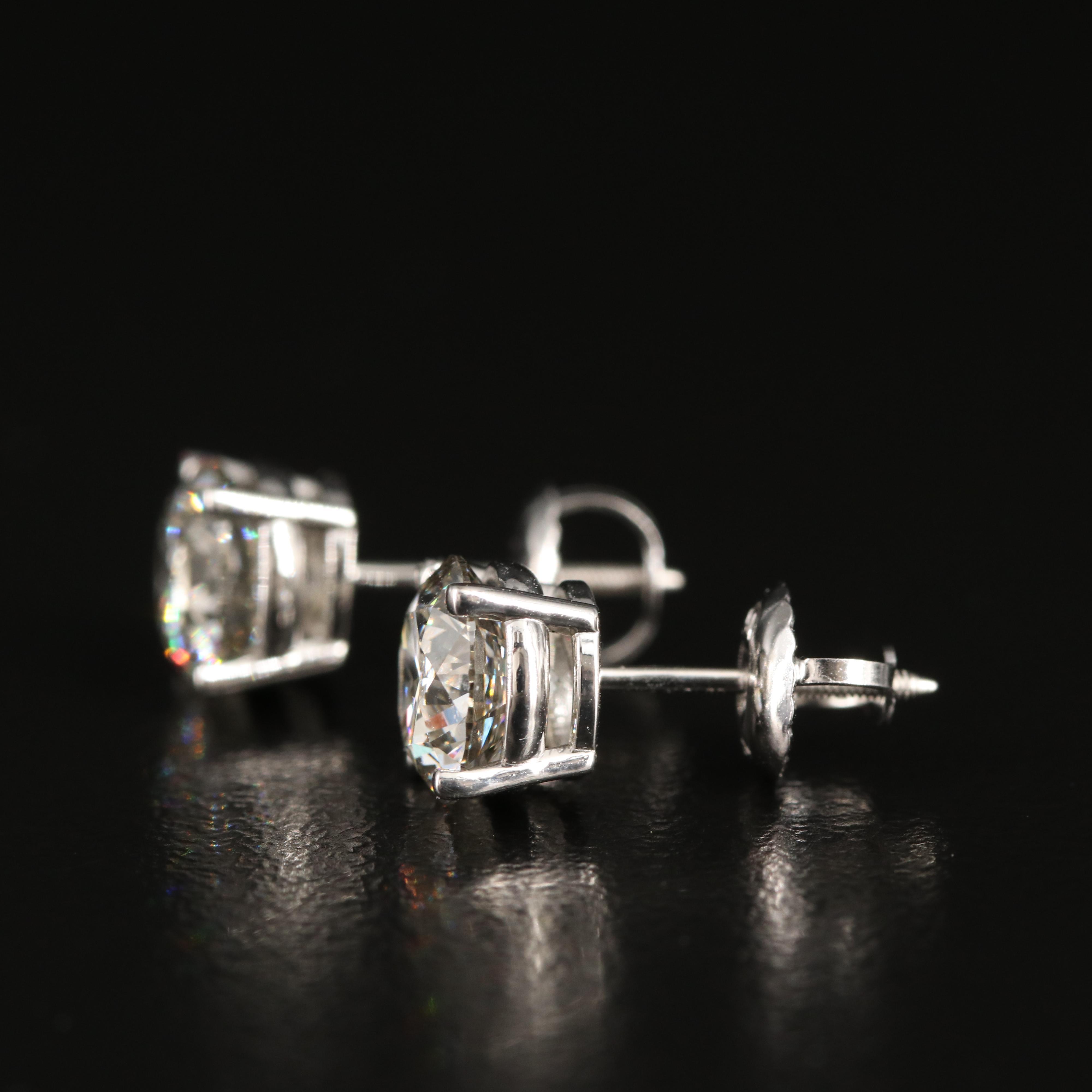 14K 2.10 CTW Lab Grown Diamond Stud Earrings