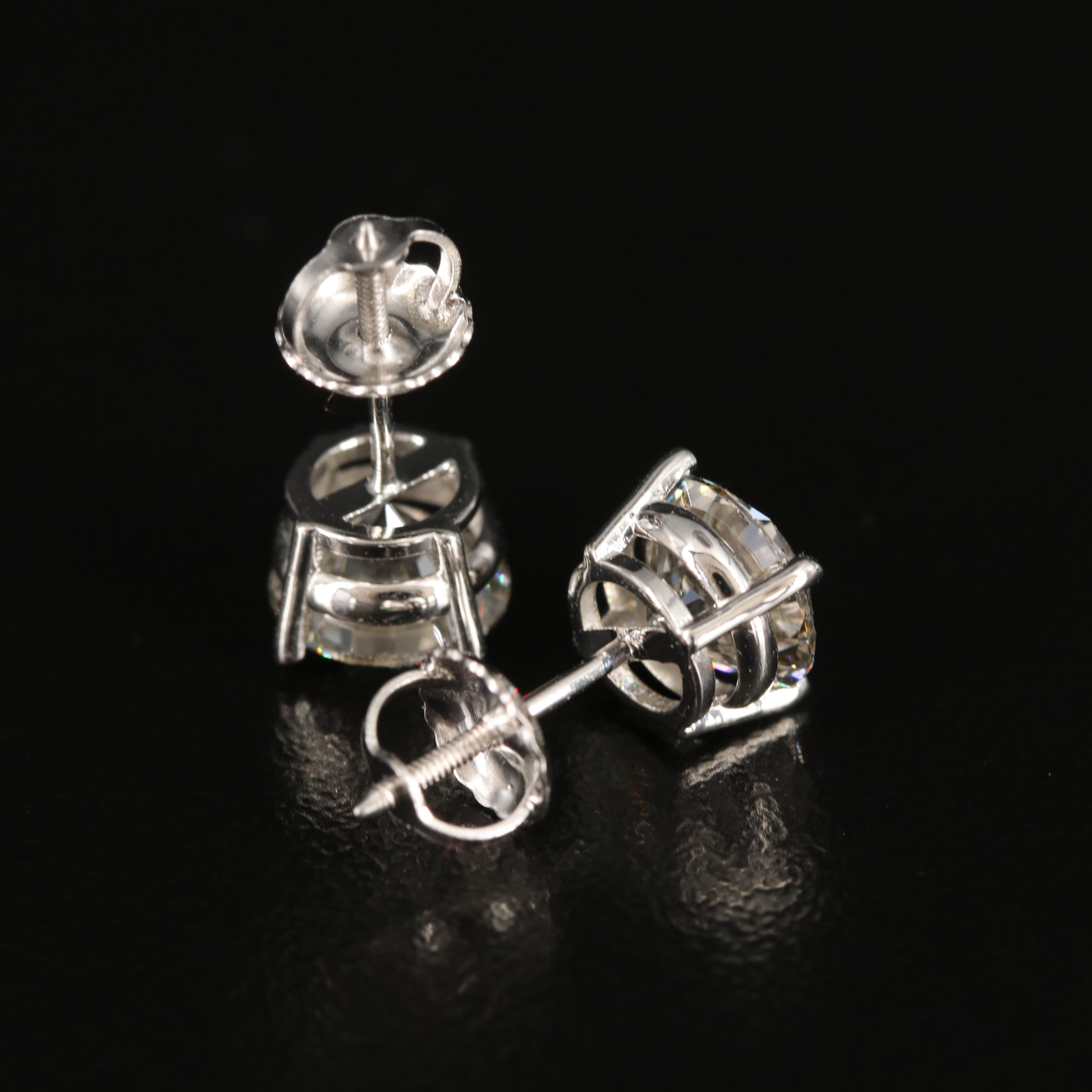 14K 2.10 CTW Lab Grown Diamond Stud Earrings