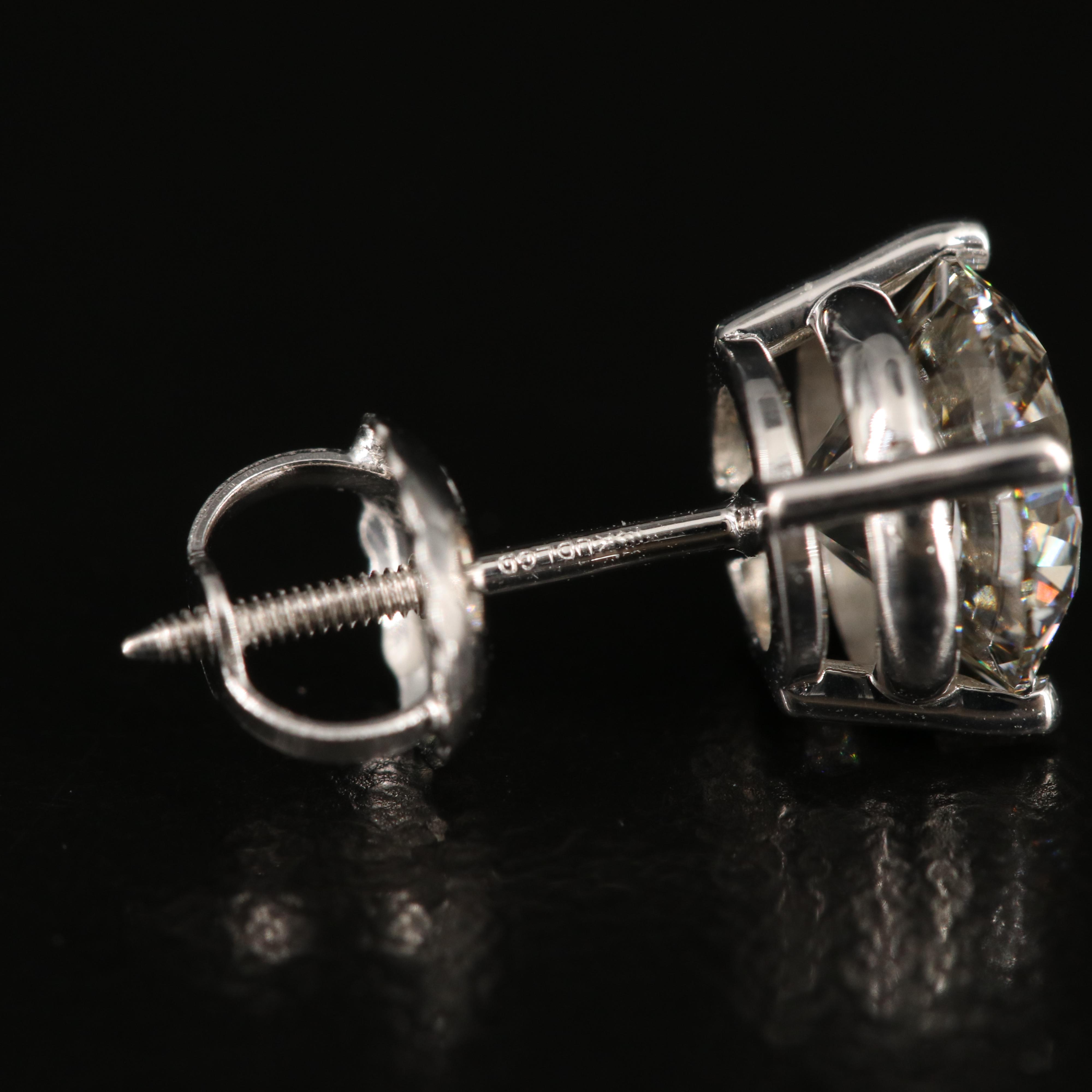 14K 2.10 CTW Lab Grown Diamond Stud Earrings