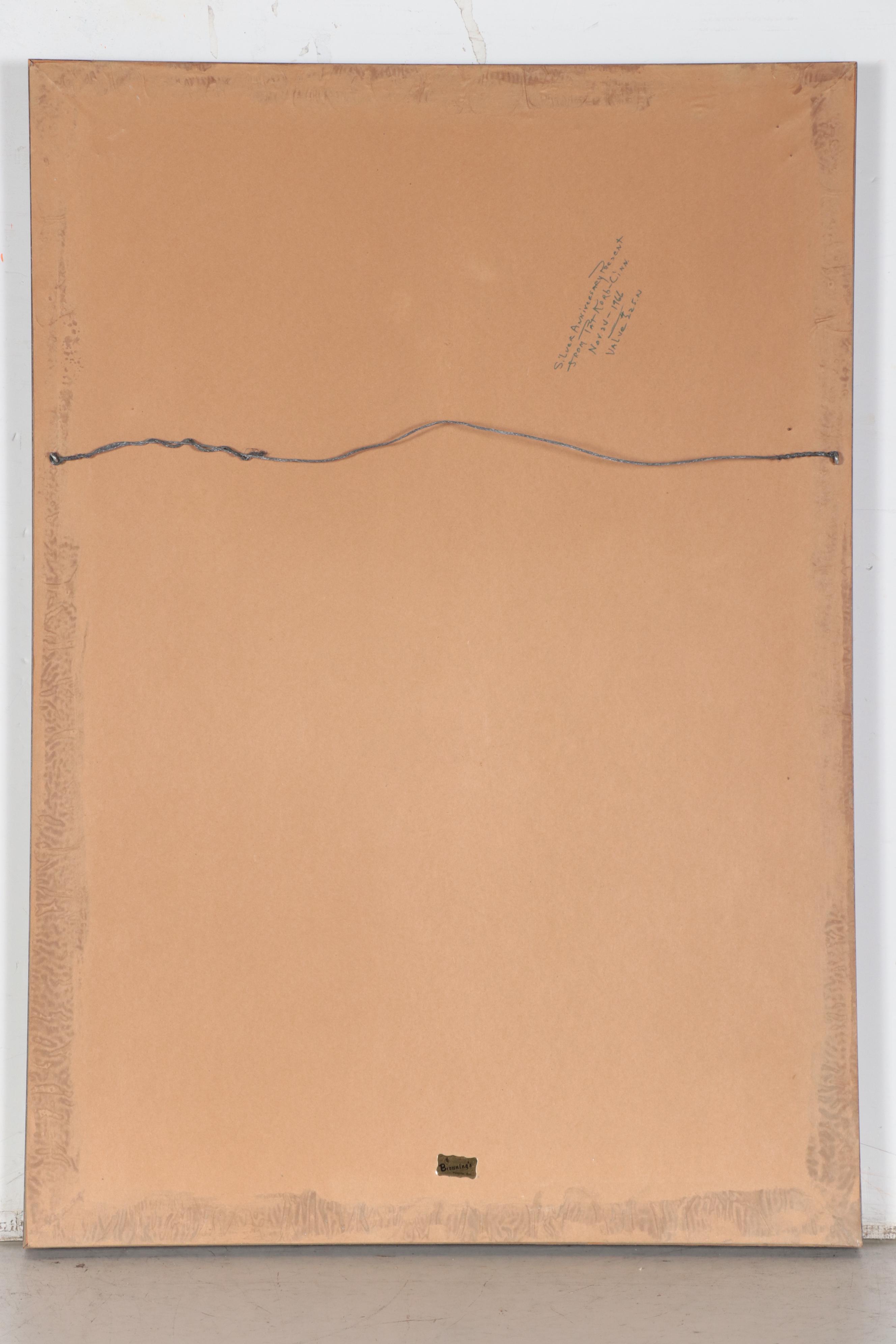 Patrick Korb Oil Painting of Floral Still Life, 1966