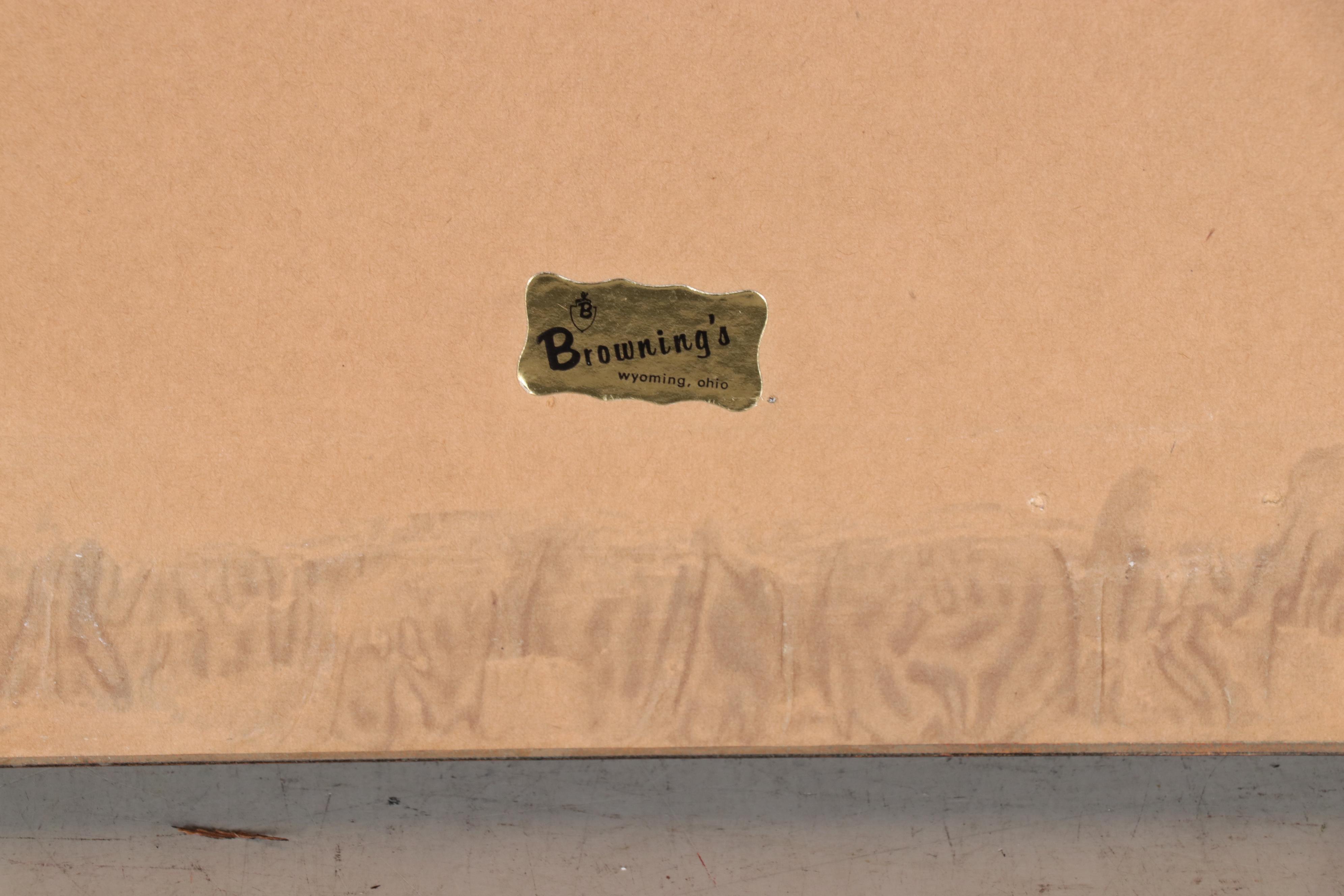 Patrick Korb Oil Painting of Floral Still Life, 1966