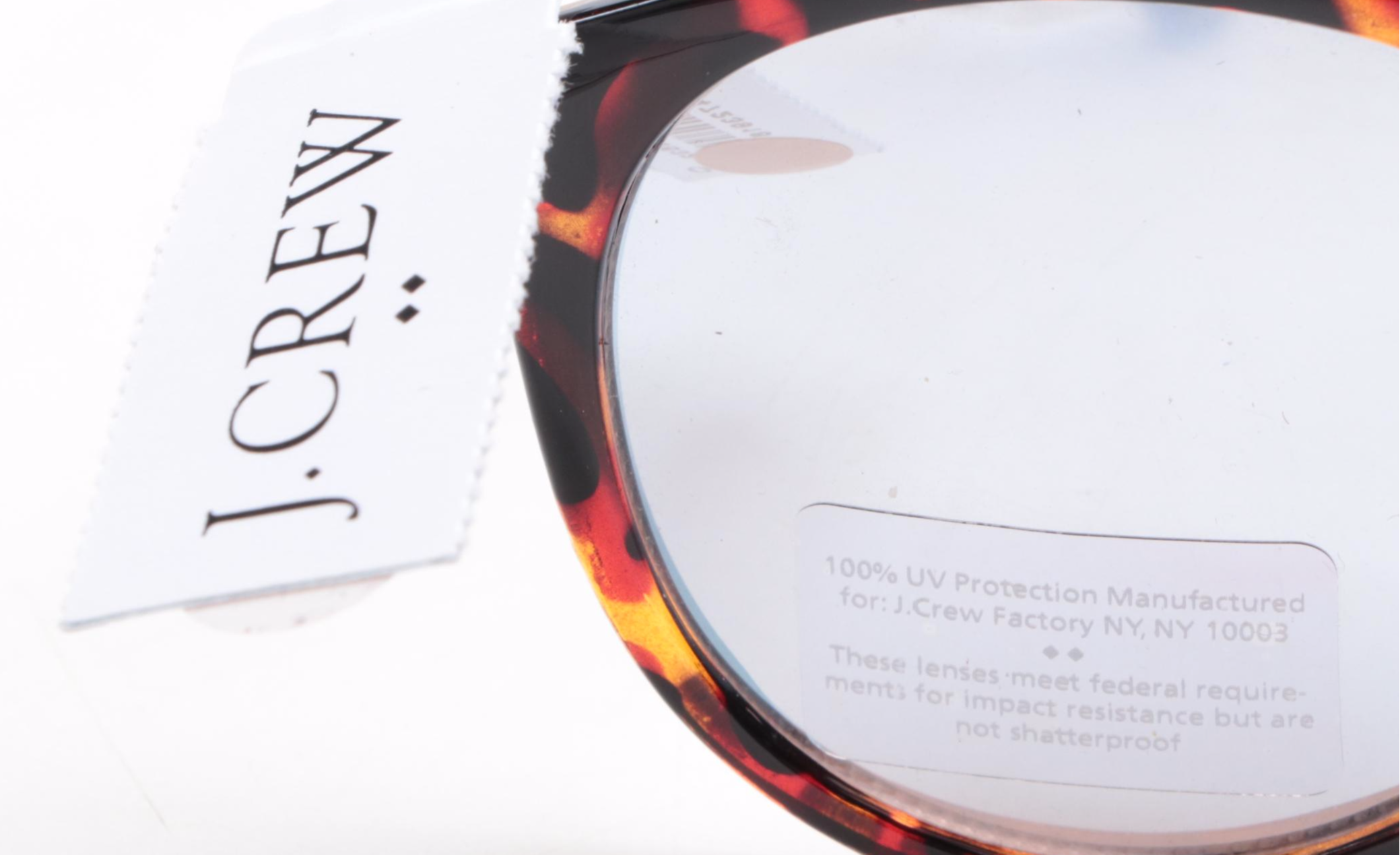 J. Crew Havana Rounded Horn-Rimmed Sunglasses