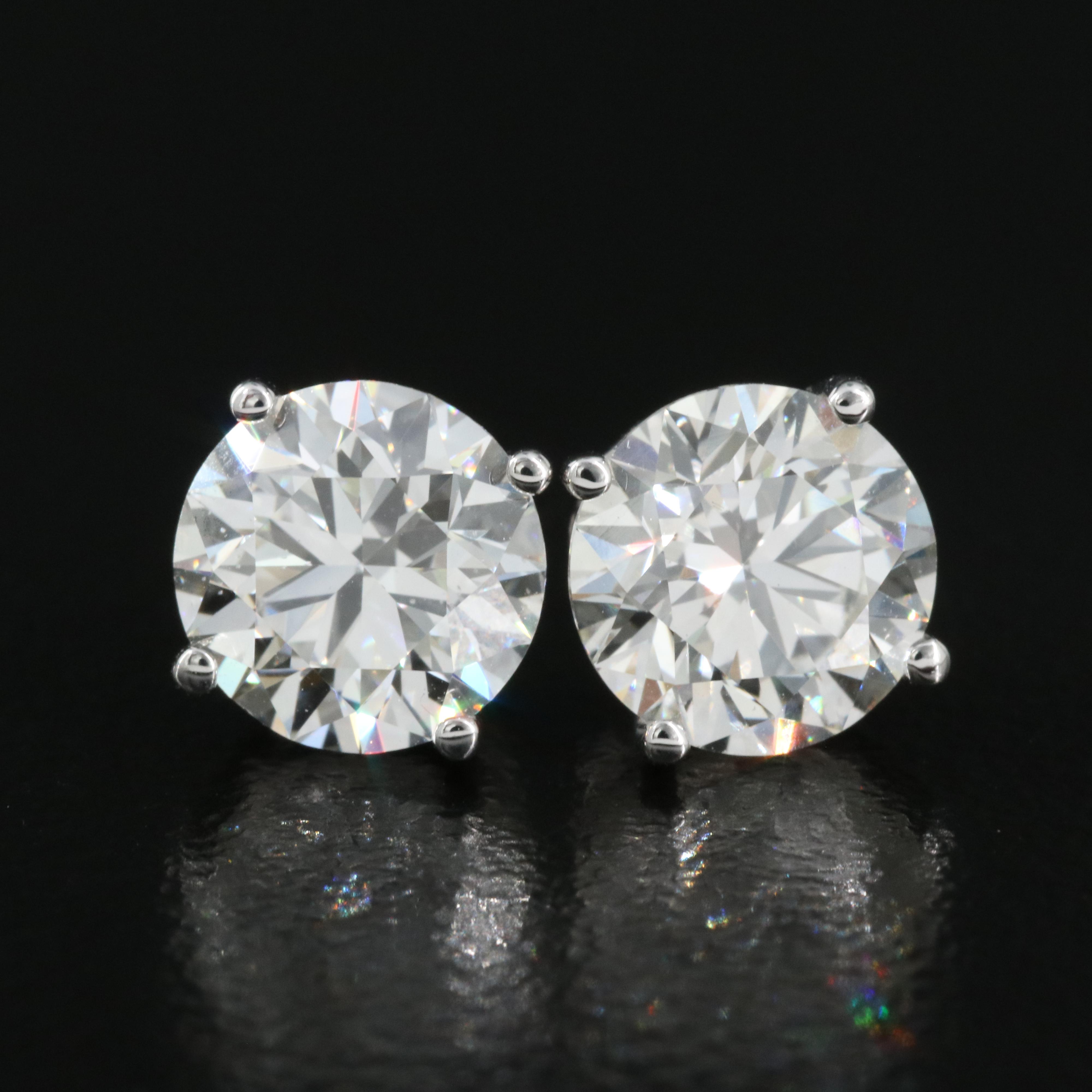 14K 2.46 CTW Lab Grown Diamond Stud Earrings