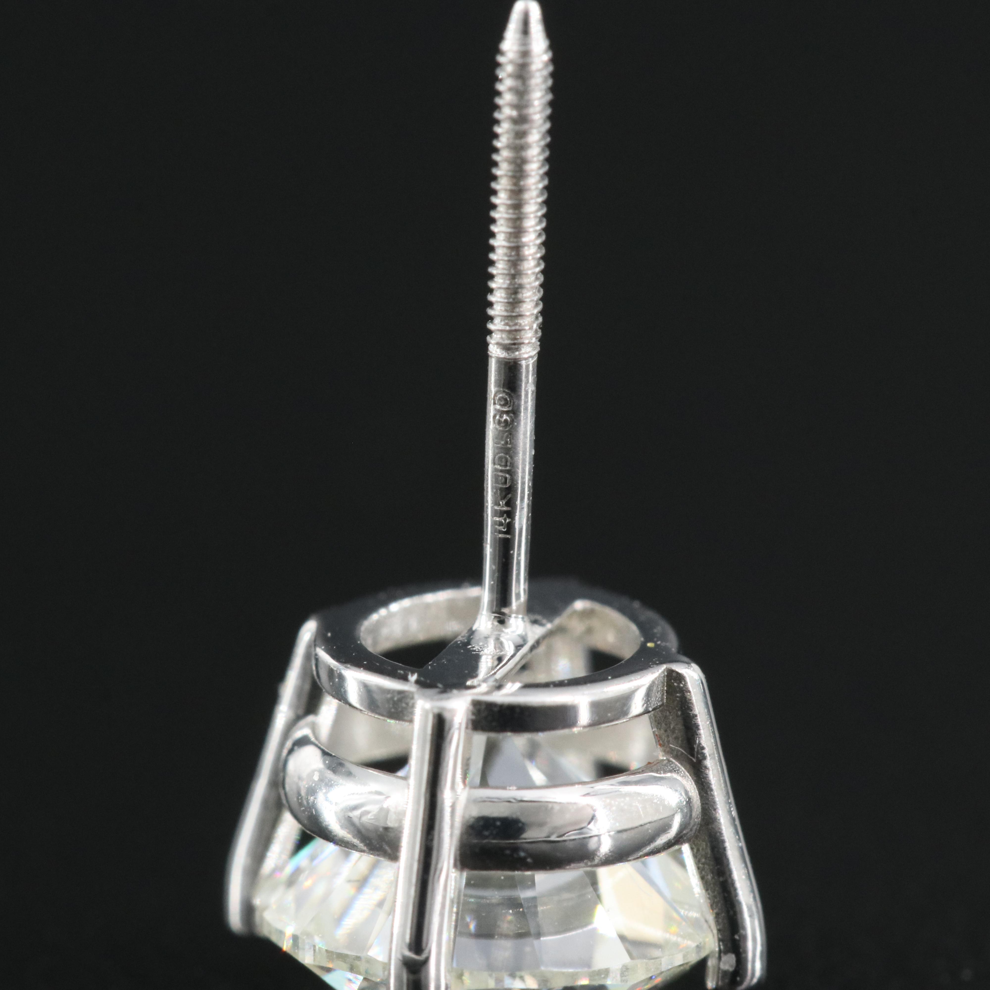 14K 2.46 CTW Lab Grown Diamond Stud Earrings