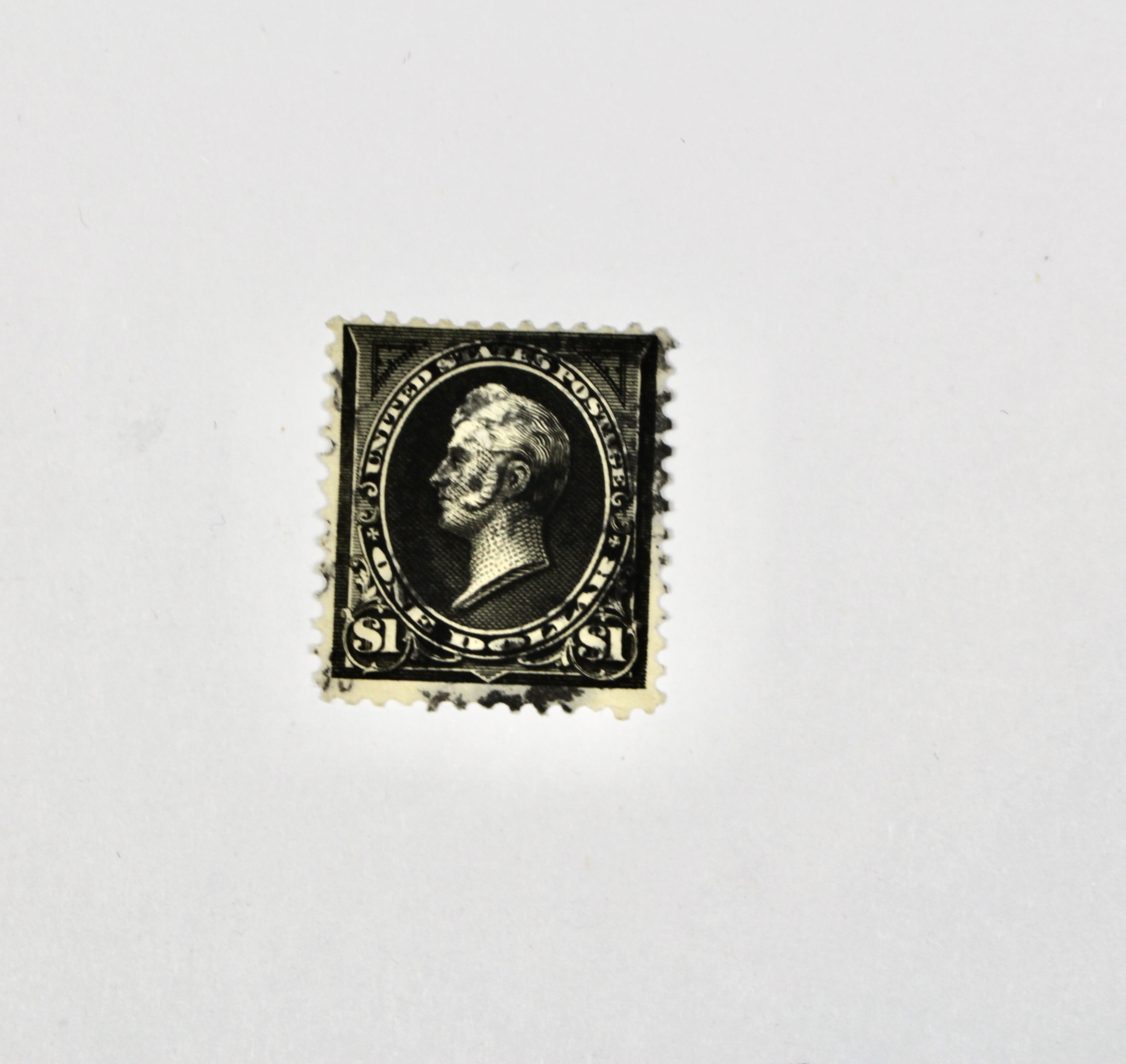 Three Different $1 Used Perry Postage Stamps