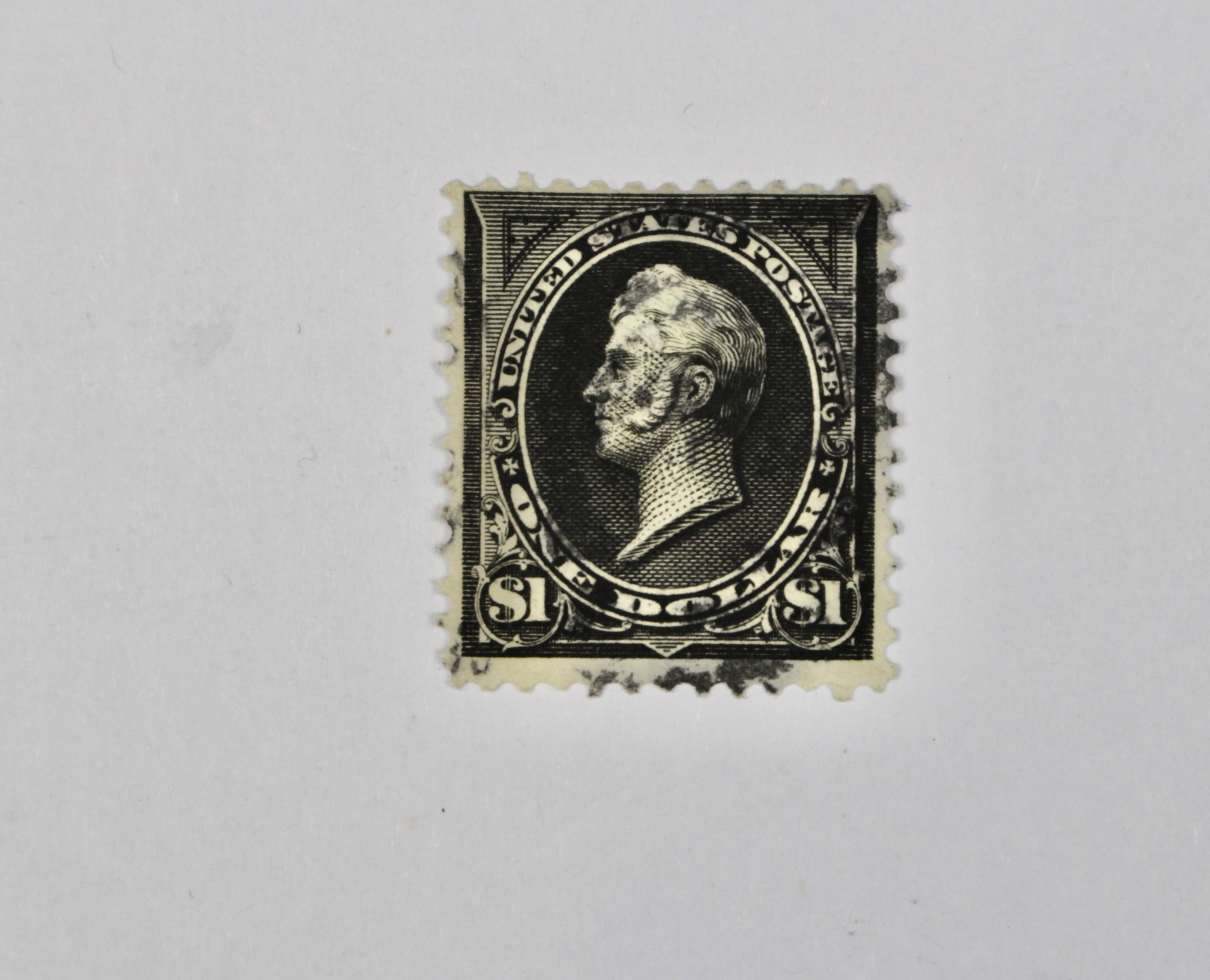 Three Different $1 Used Perry Postage Stamps