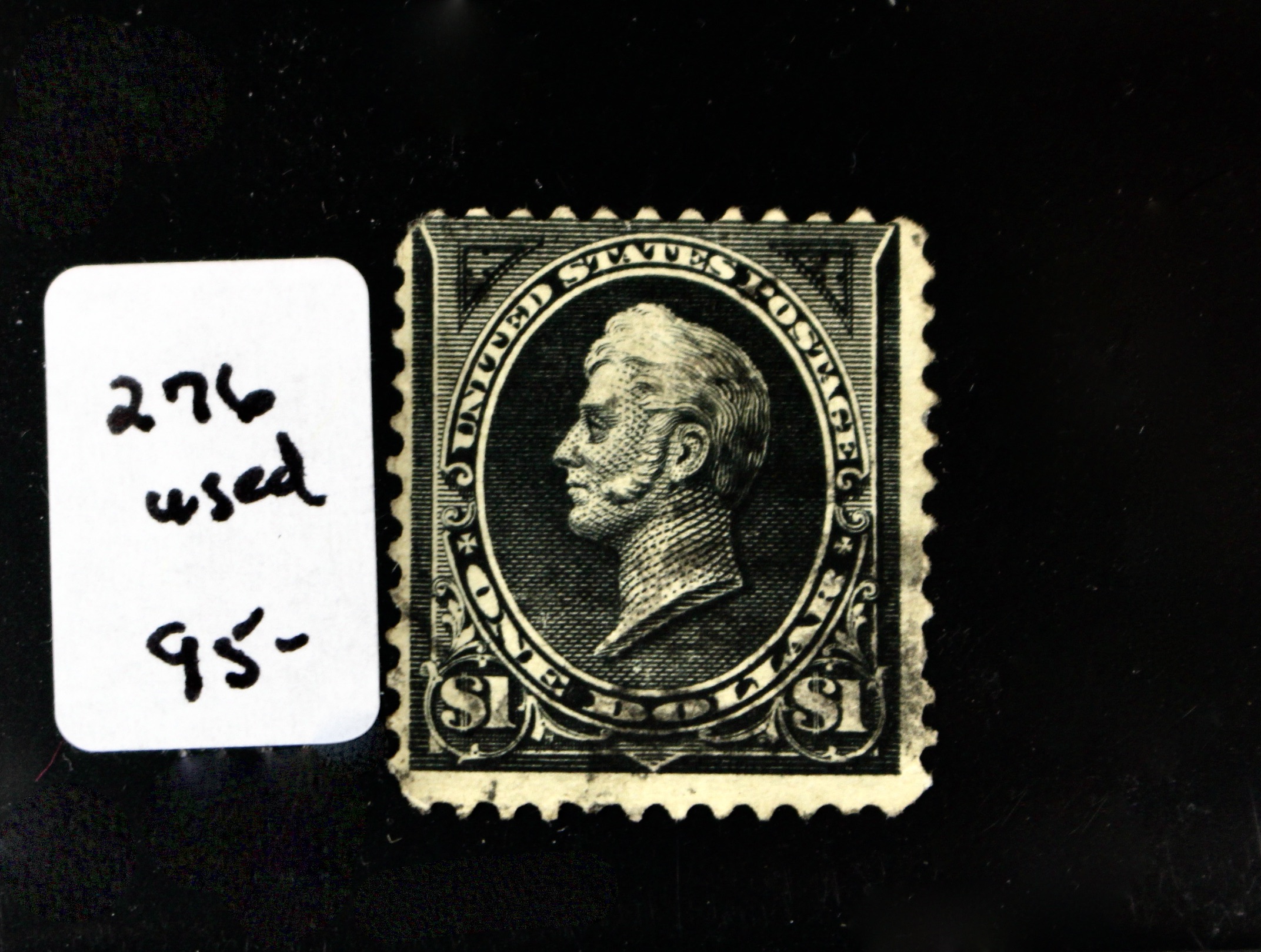 Three Different $1 Used Perry Postage Stamps