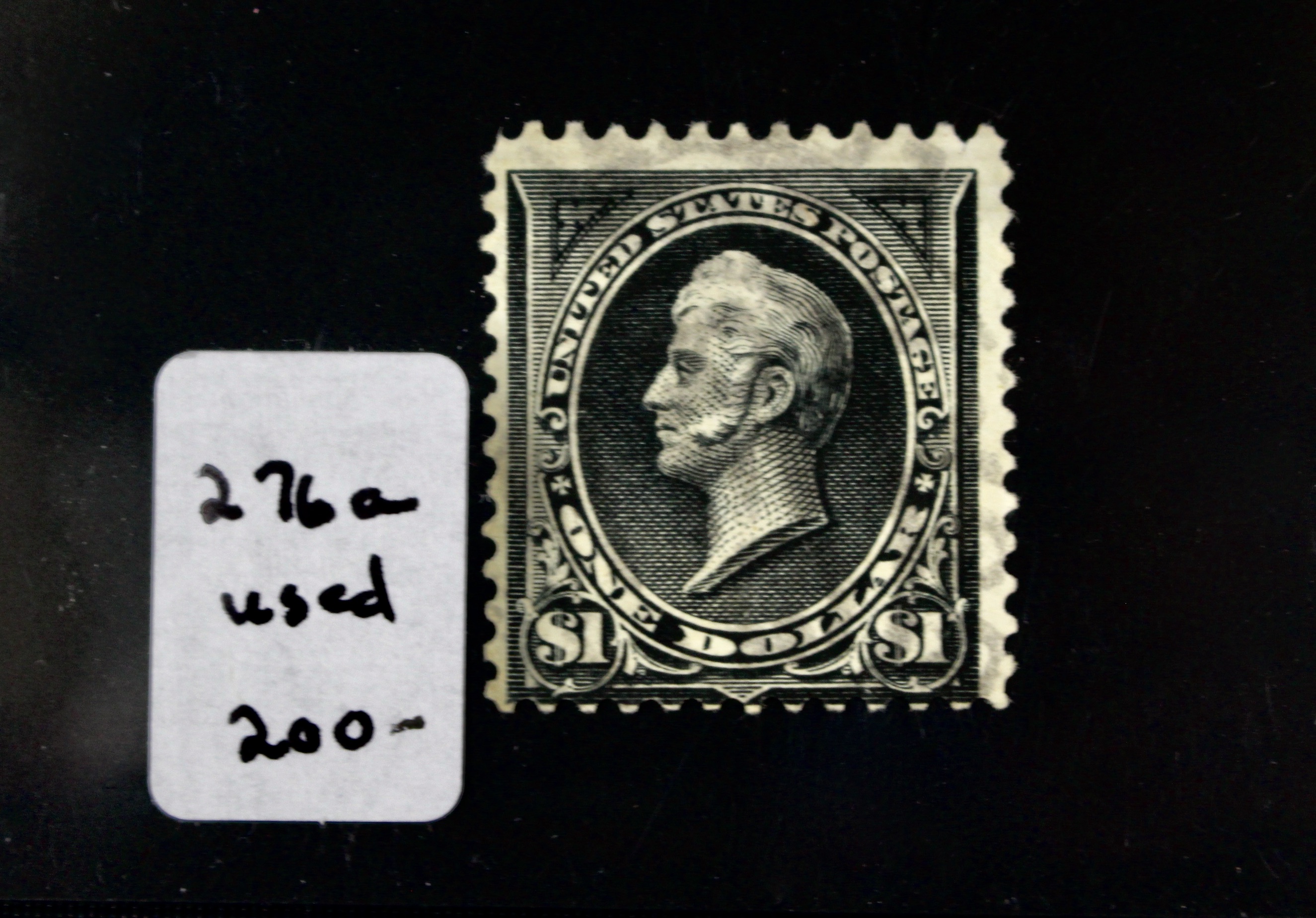 Three Different $1 Used Perry Postage Stamps