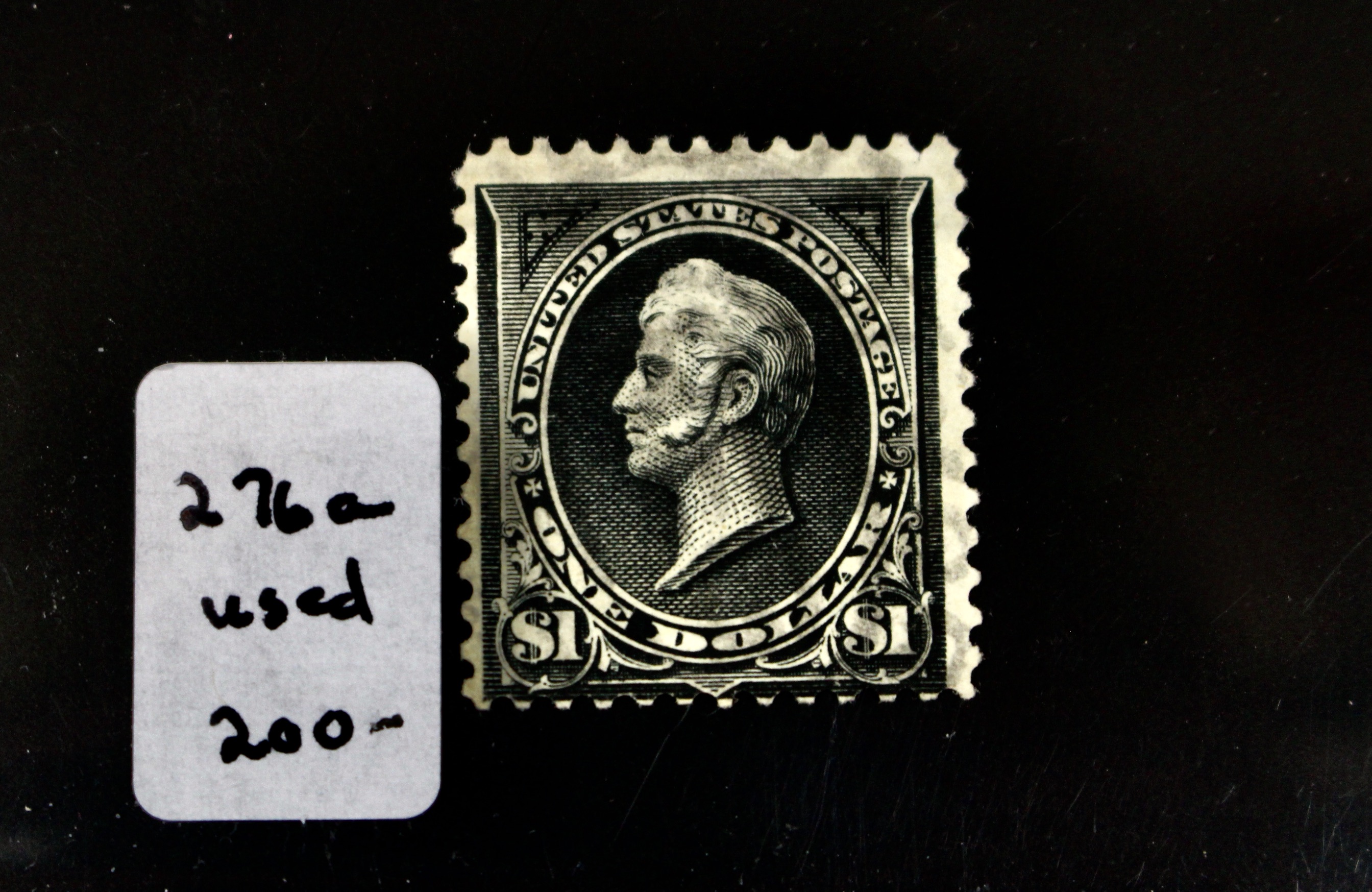 Three Different $1 Used Perry Postage Stamps