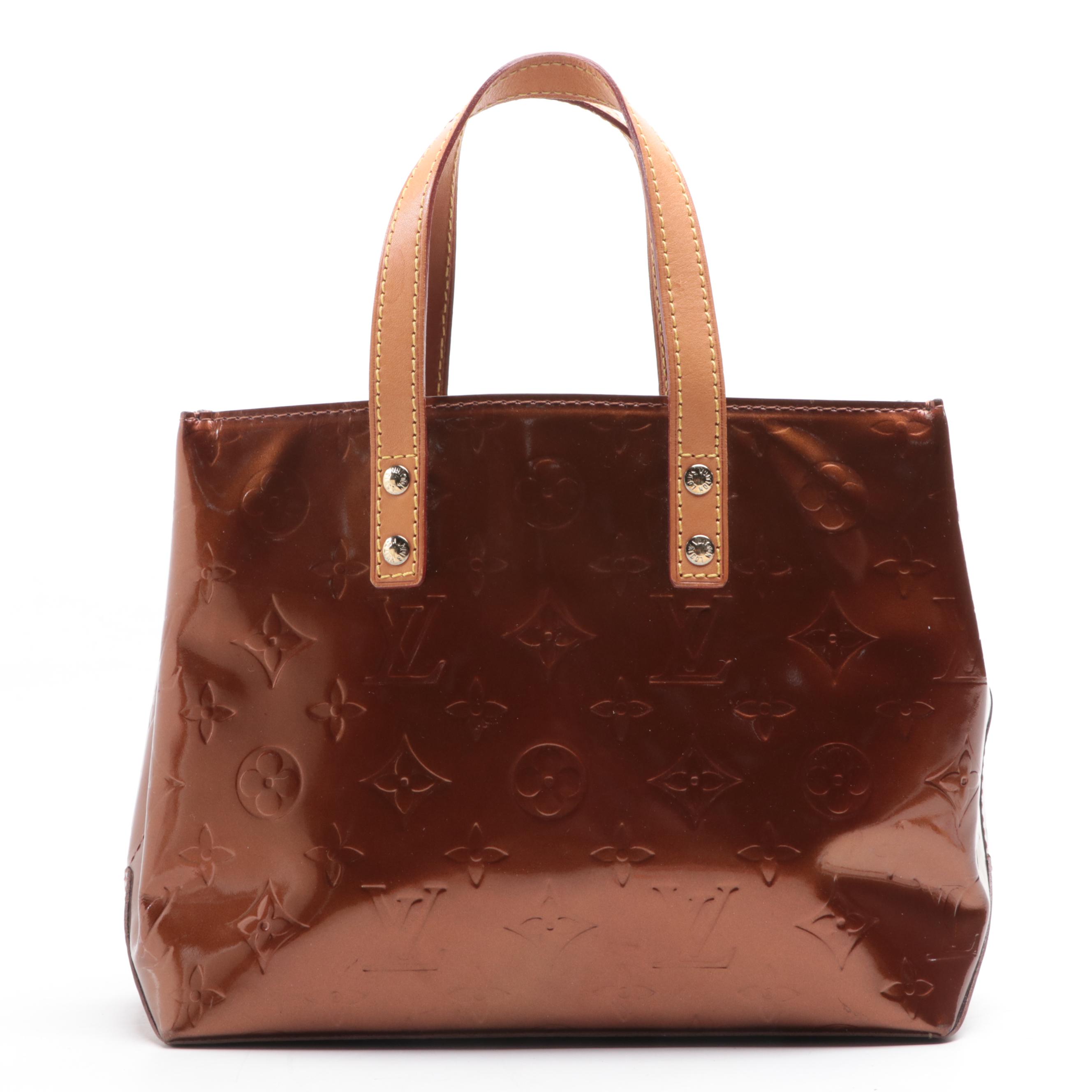 Louis Vuitton Reade PM Bag in Bronze Monogram Vernis