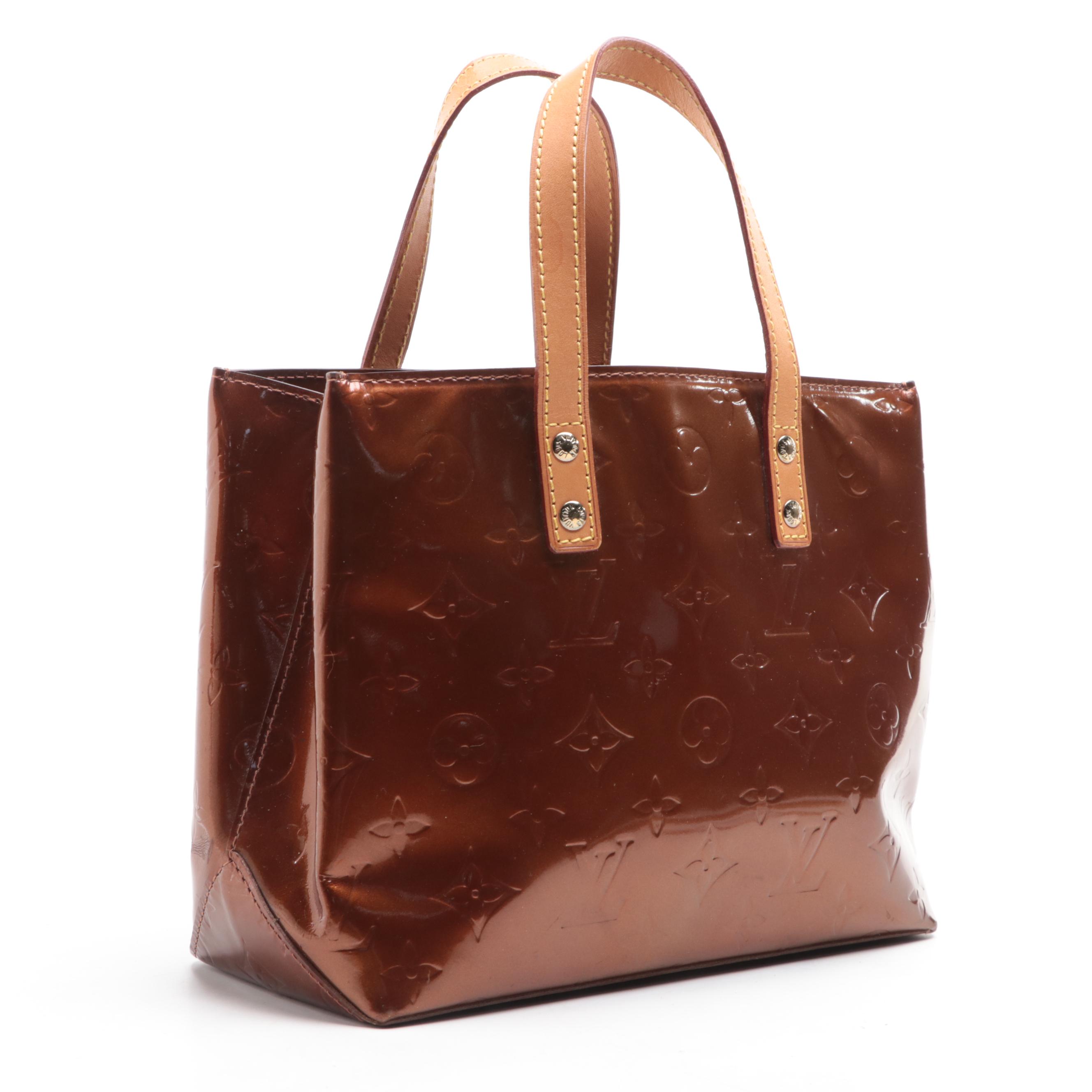 Louis Vuitton Reade PM Bag in Bronze Monogram Vernis