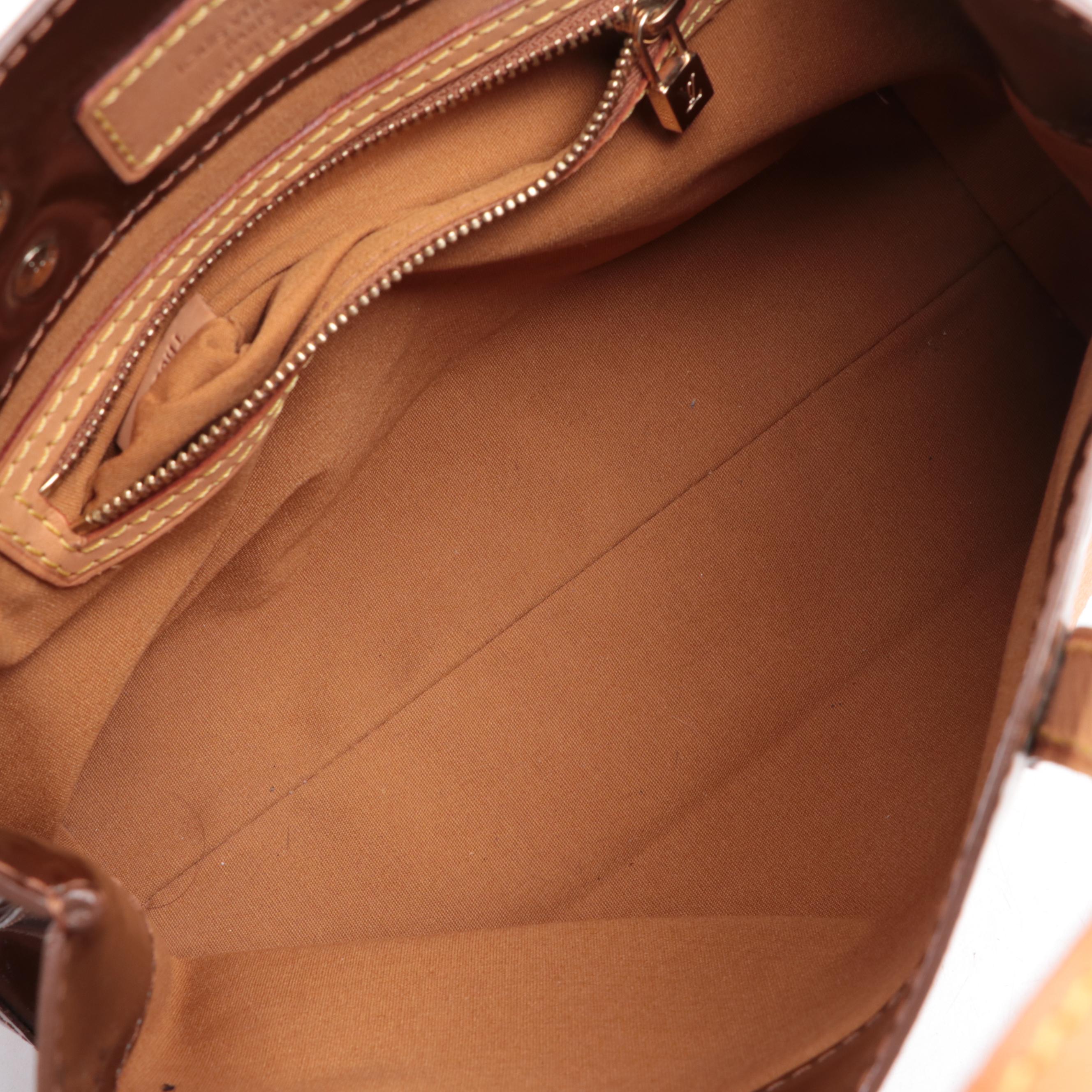 Louis Vuitton Reade PM Bag in Bronze Monogram Vernis