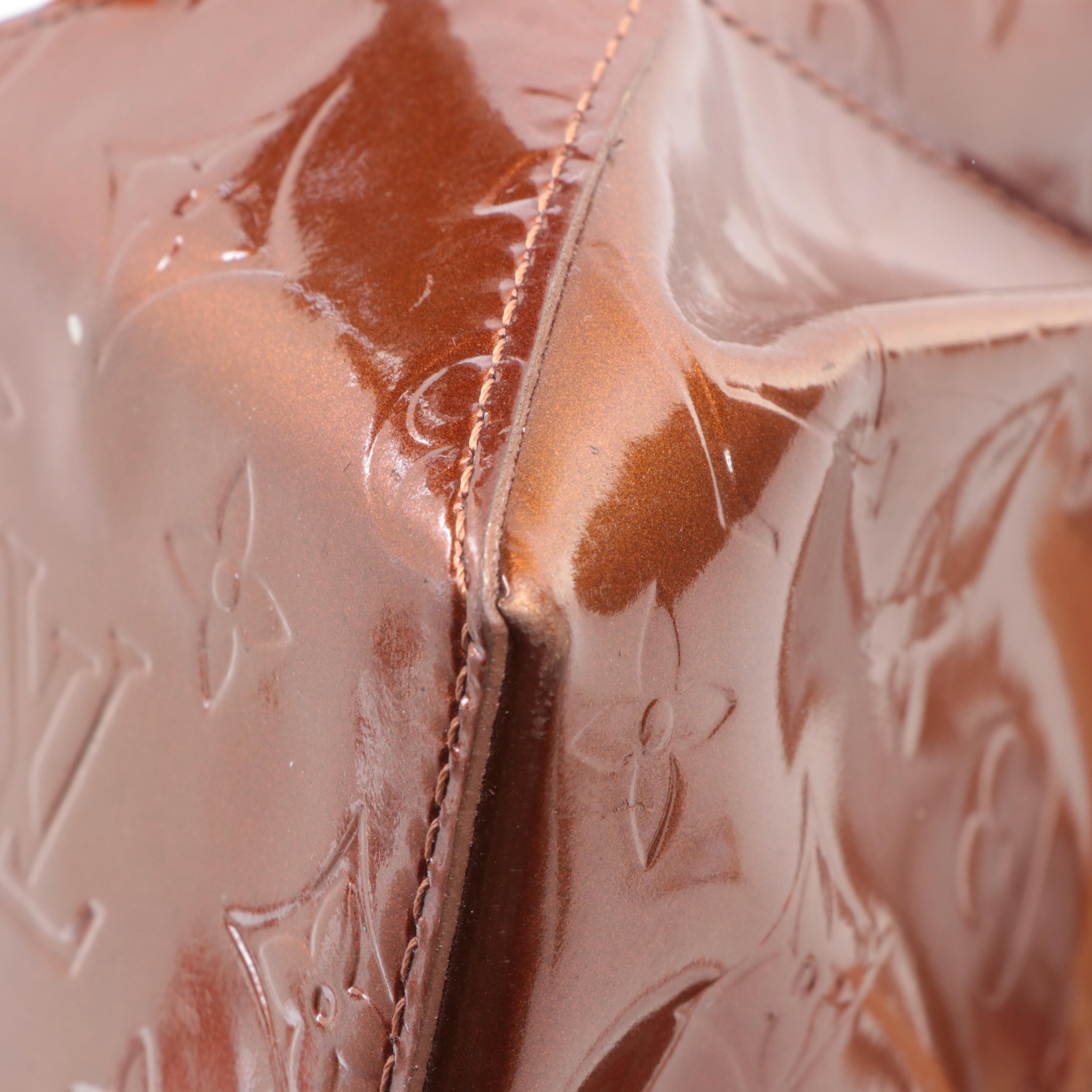 Louis Vuitton Reade PM Bag in Bronze Monogram Vernis