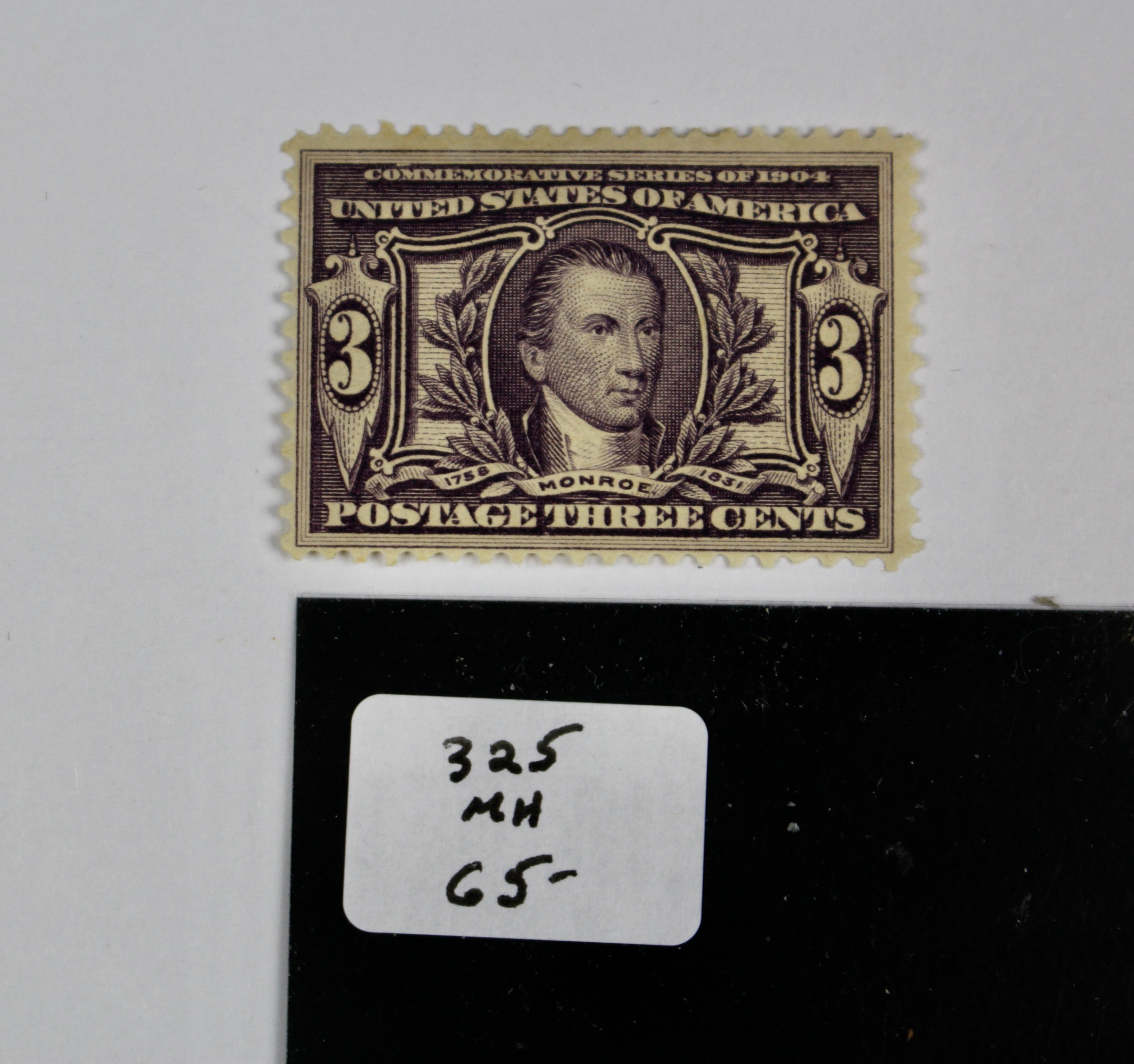 Three Mint Hinged Louisiana Purchase Exposition Postage Stamps