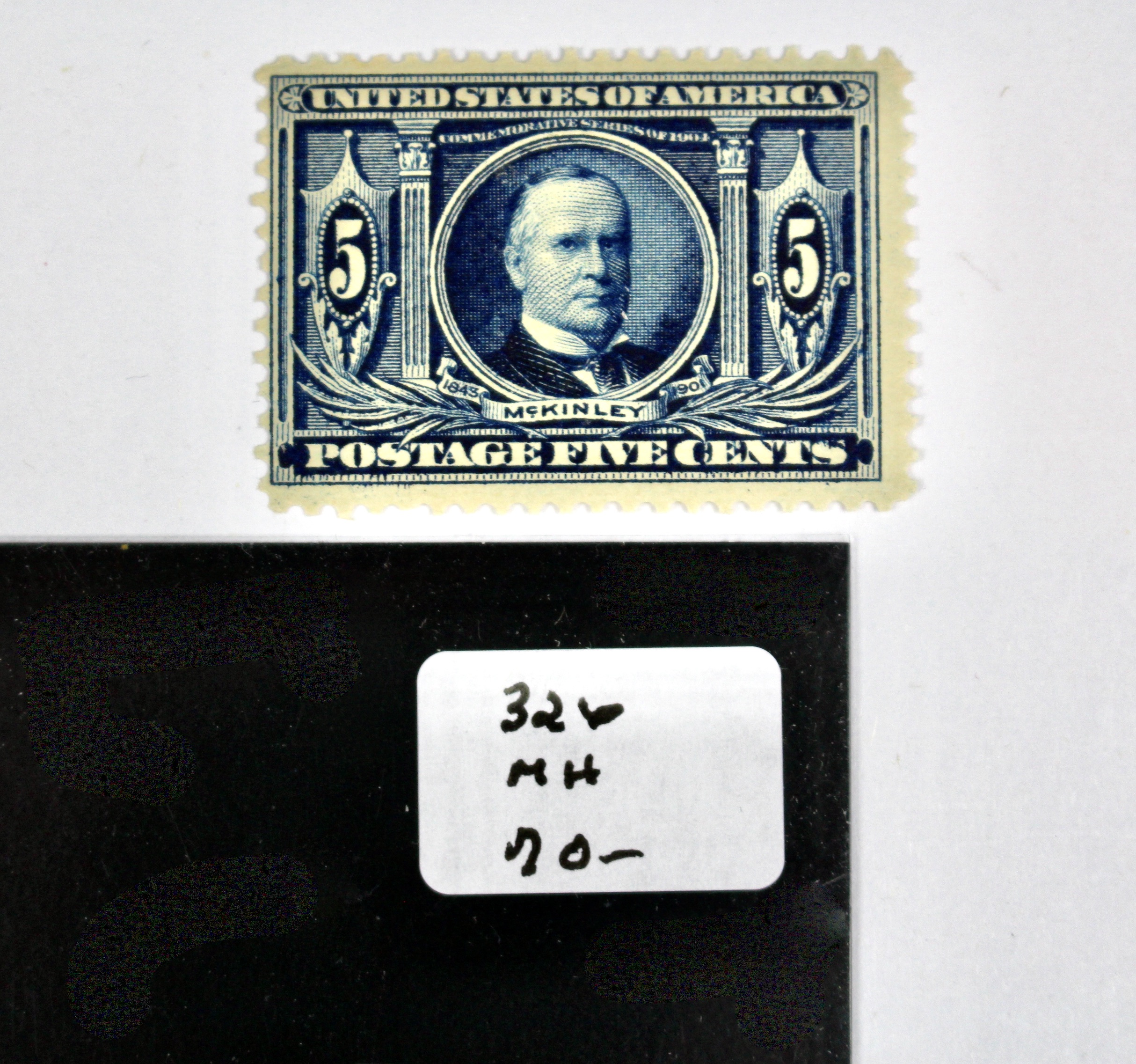 Three Mint Hinged Louisiana Purchase Exposition Postage Stamps
