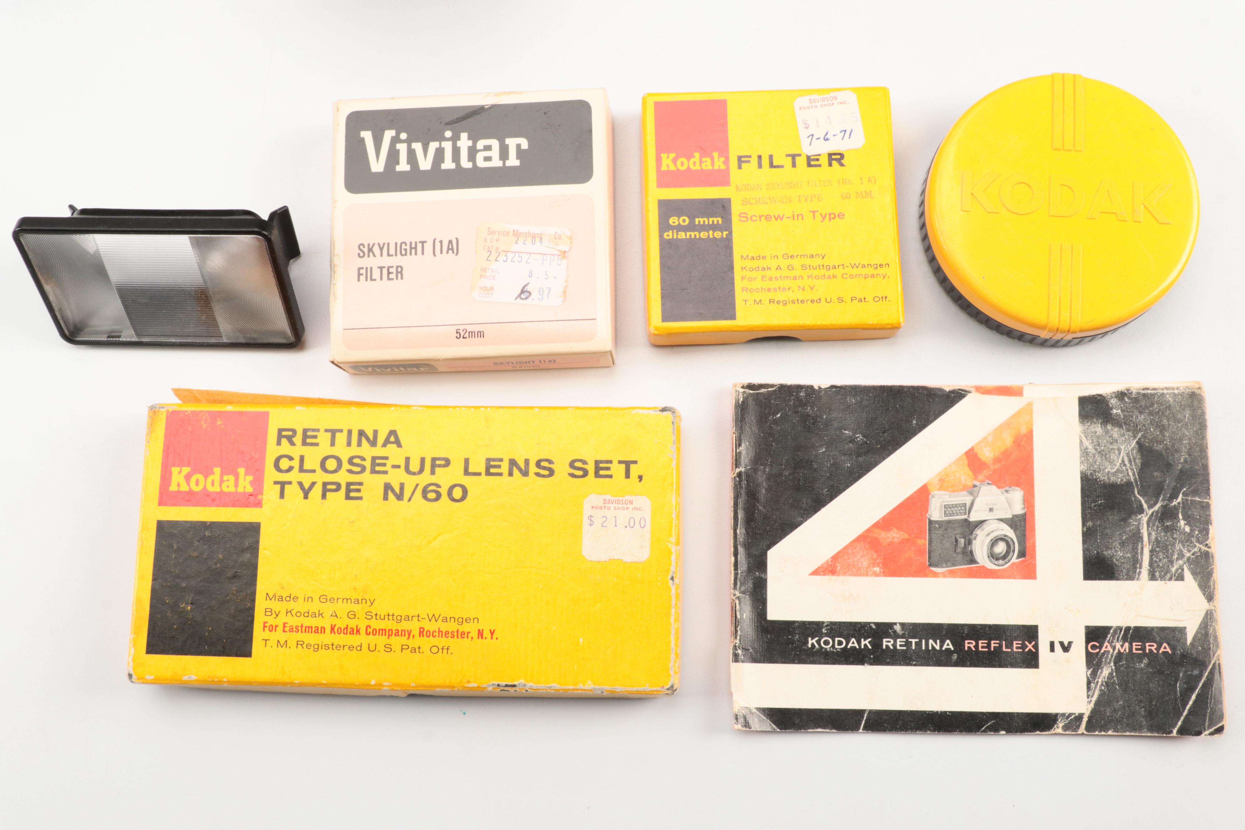 Kodak Retina Reflex IV, L35AF with Other Cameras, Cases and Accessories