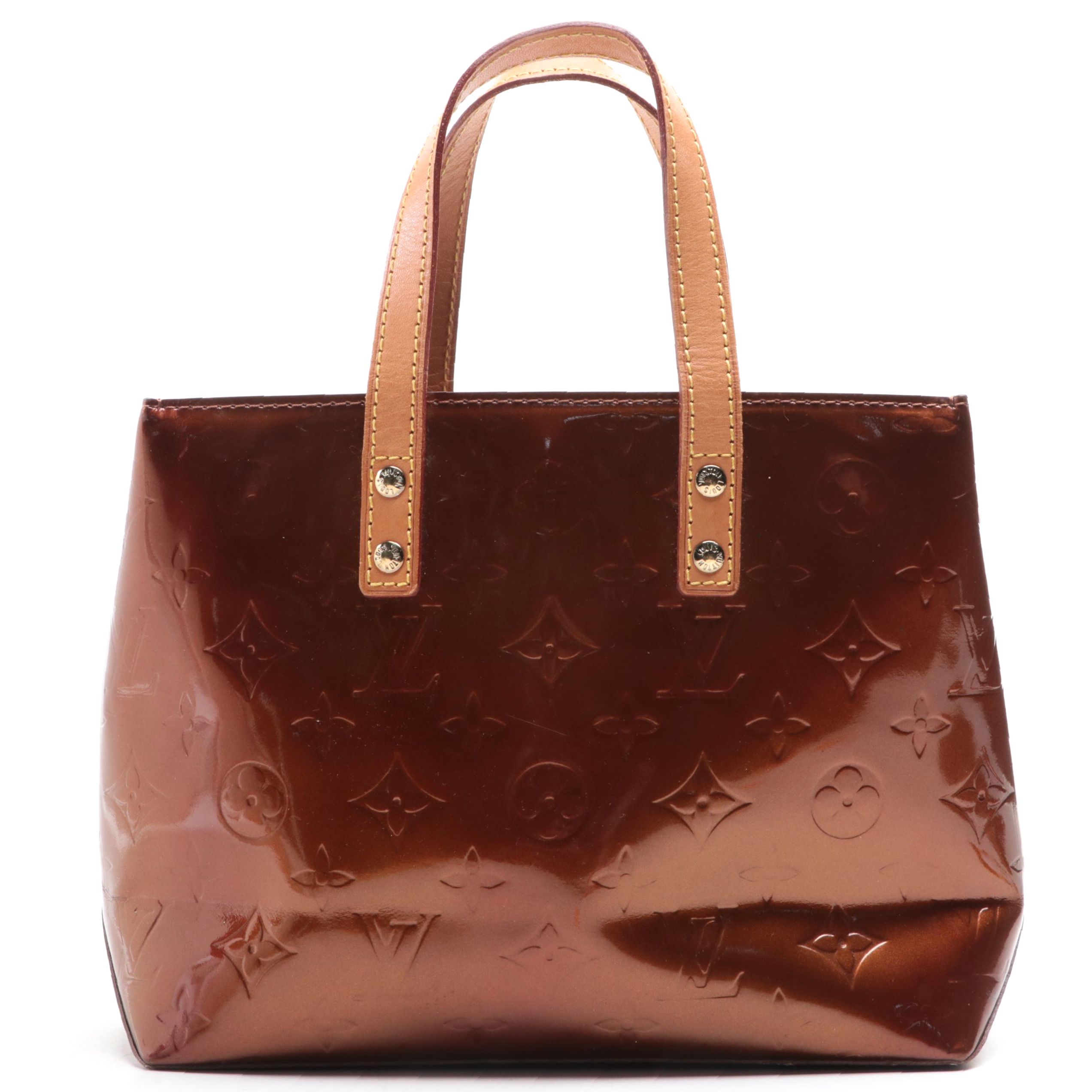 Louis Vuitton Reade PM Bag in Bronze Monogram Vernis