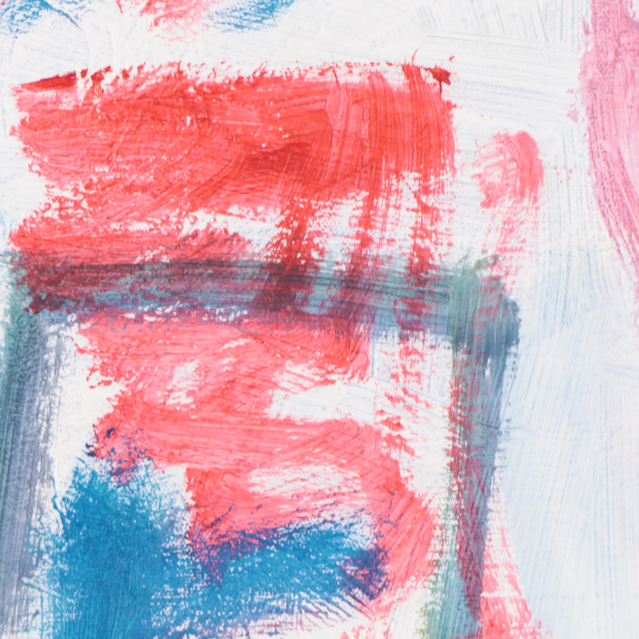 Rosemary Burkholder Abstract Expressionist Acrylic Painting