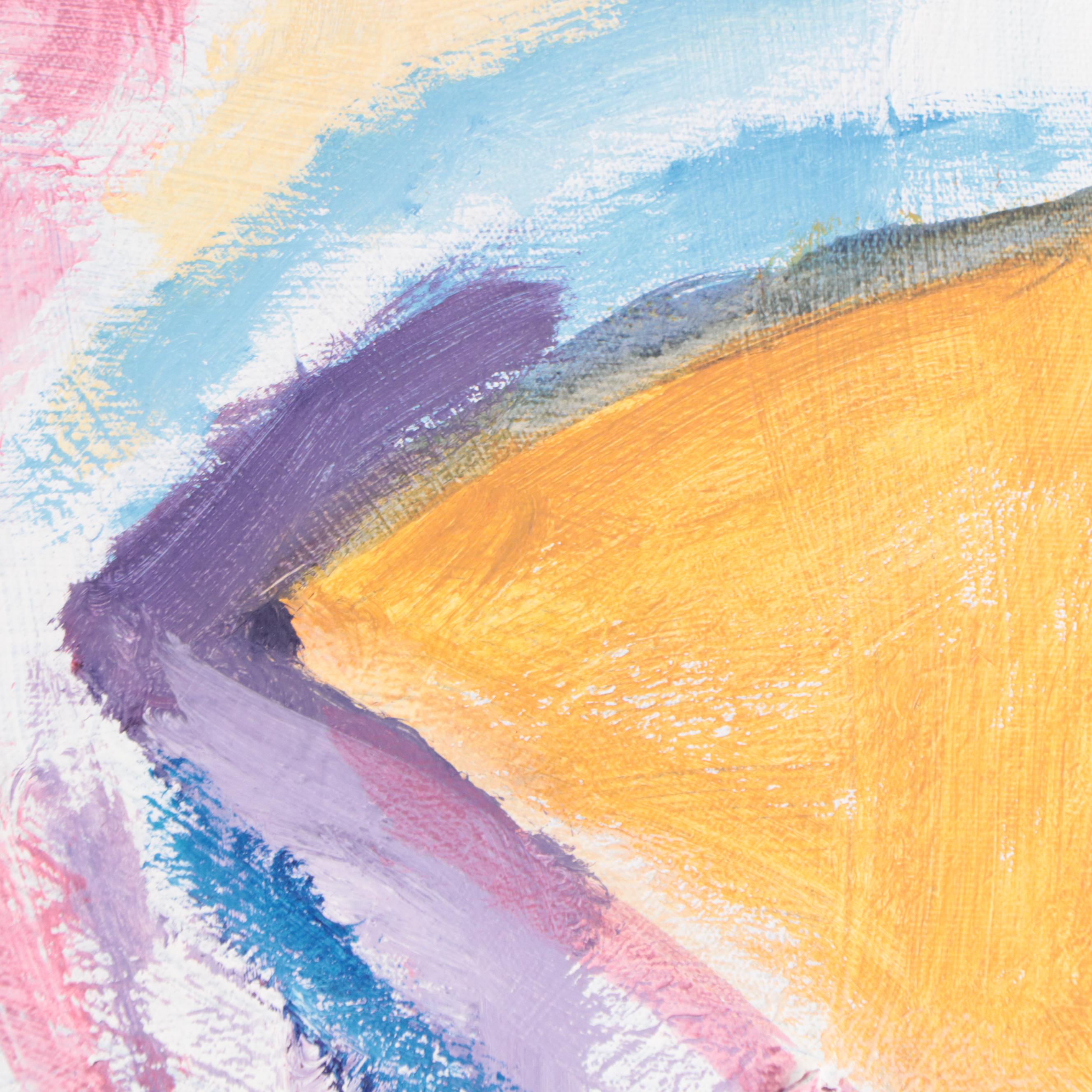 Rosemary Burkholder Abstract Expressionist Acrylic Painting