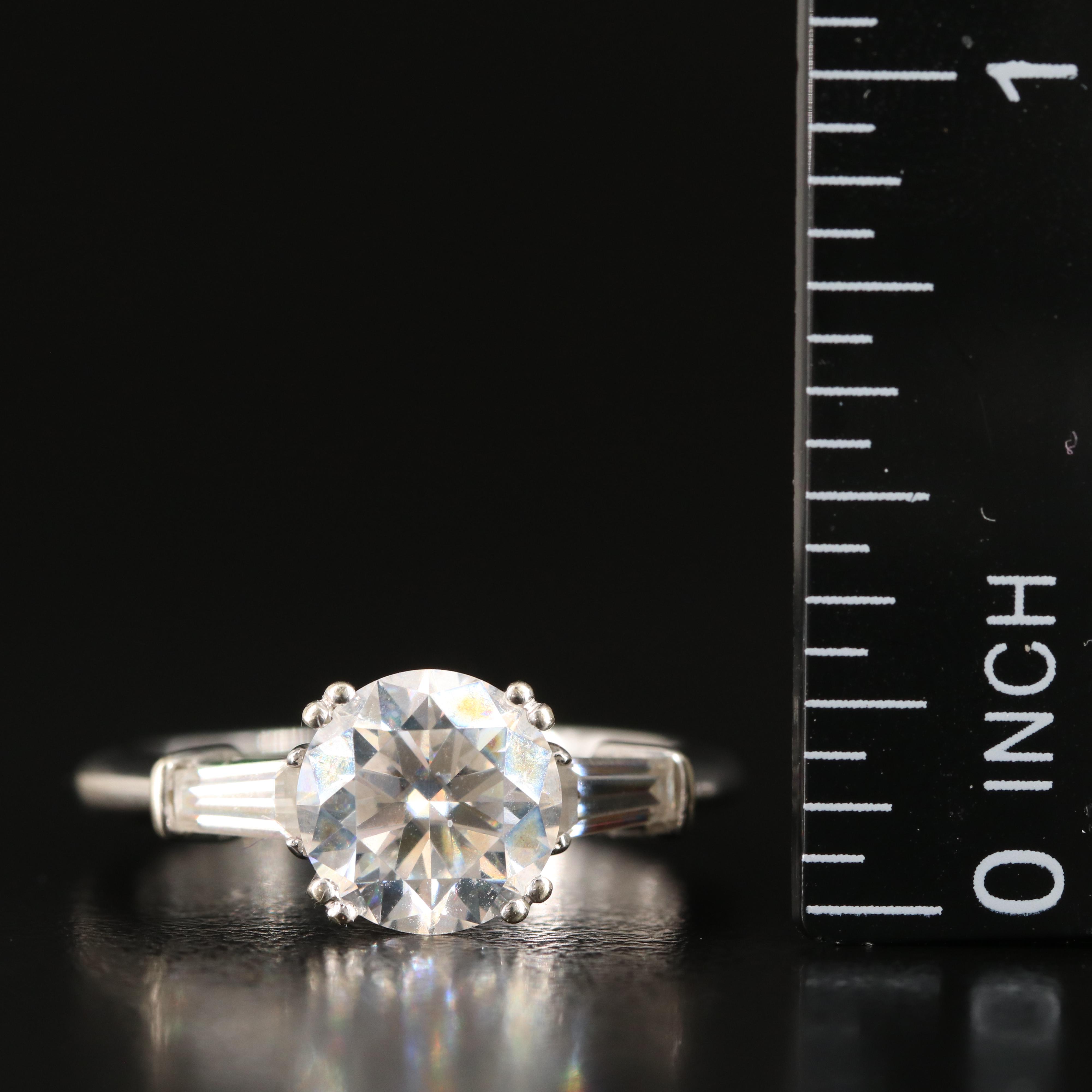 14K Moissanite Ring
