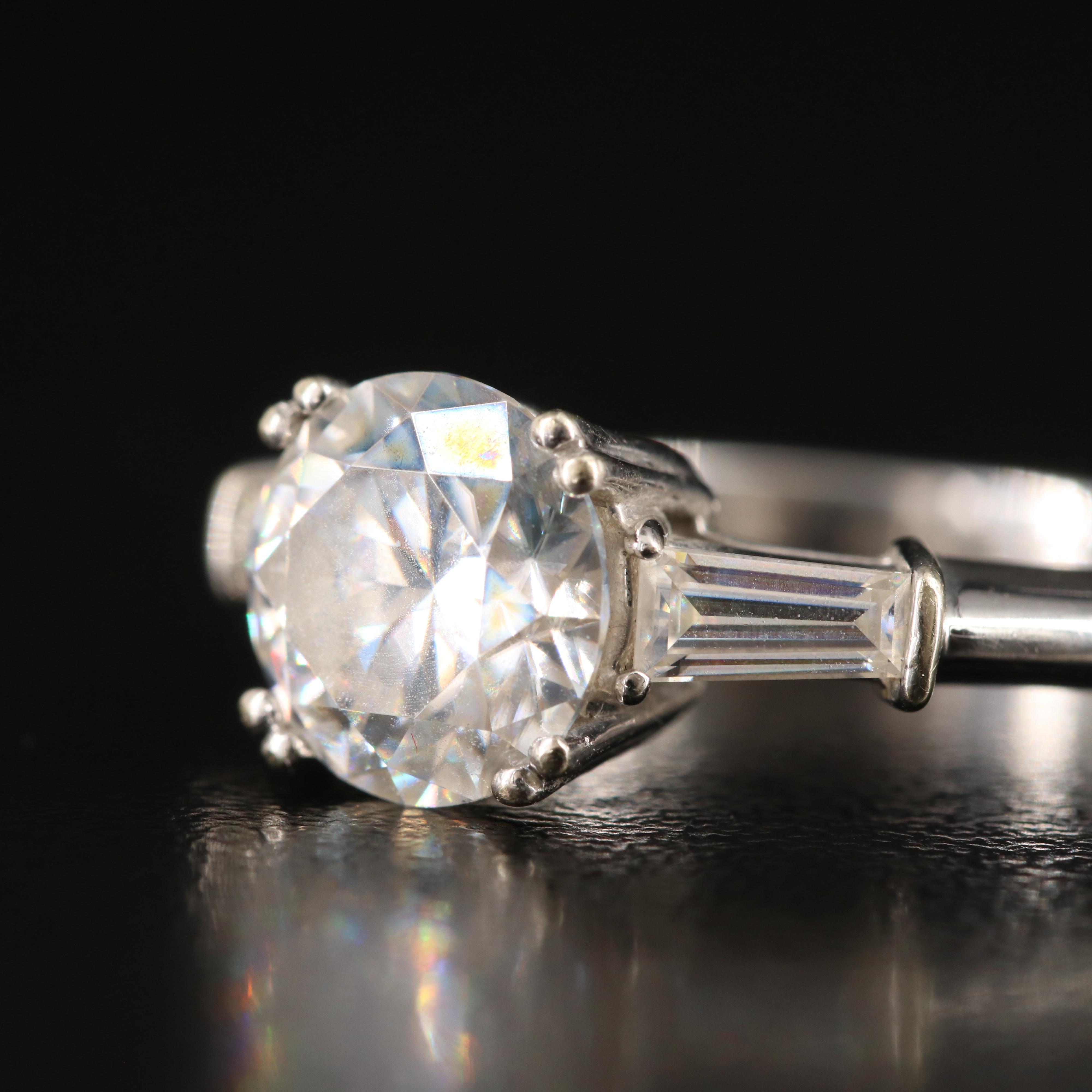 14K Moissanite Ring