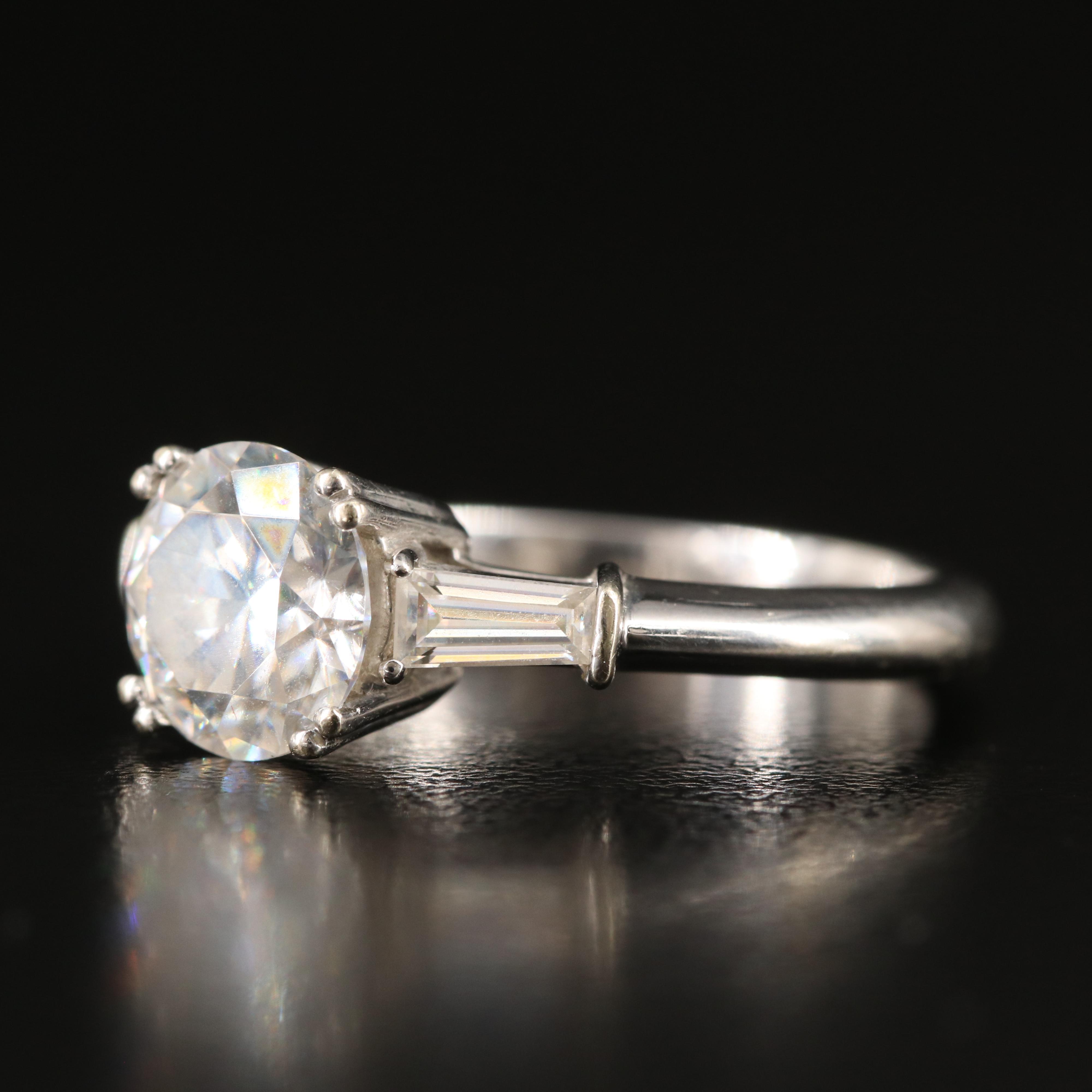 14K Moissanite Ring
