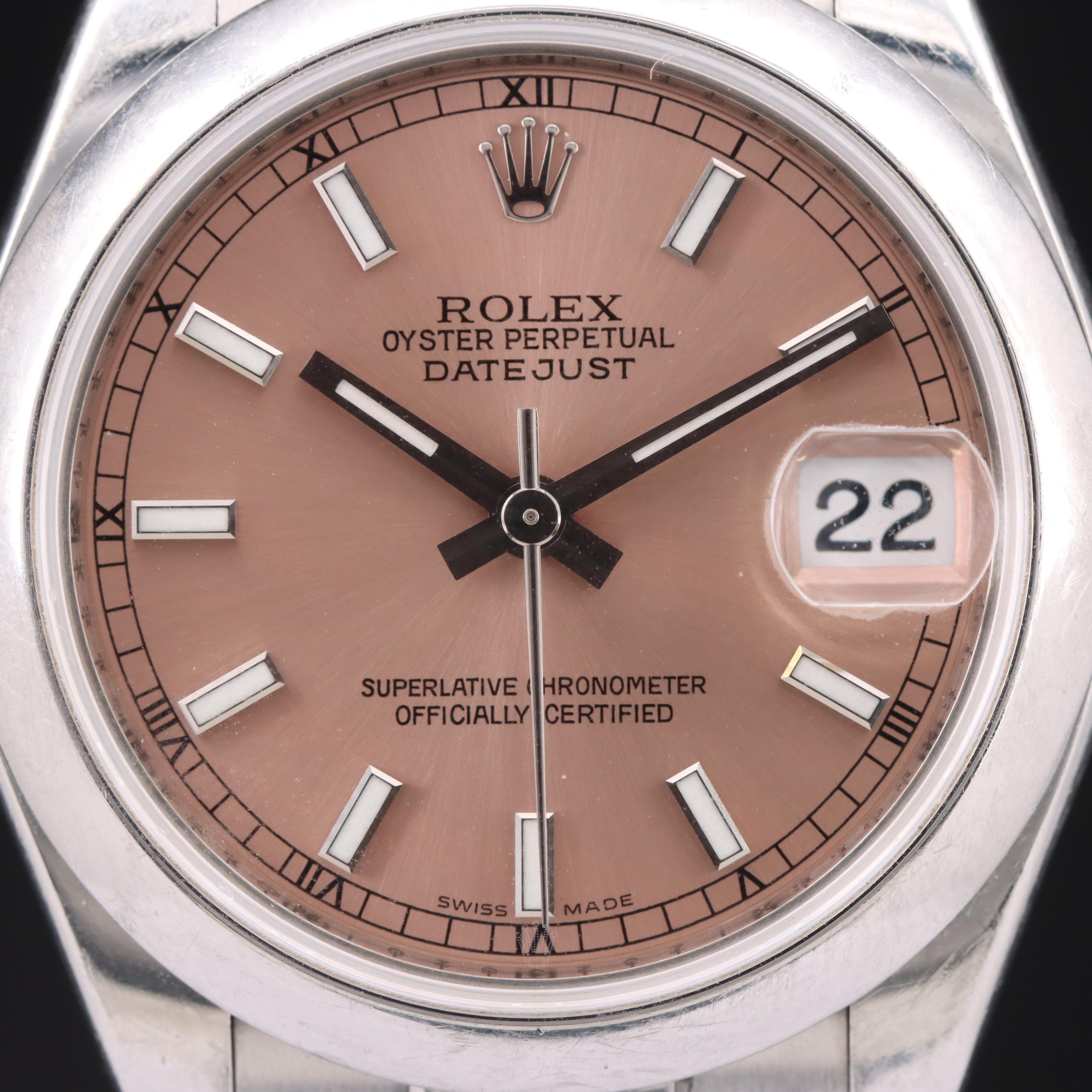 2006 Rolex Oyster Perpetual Datejust Watch
