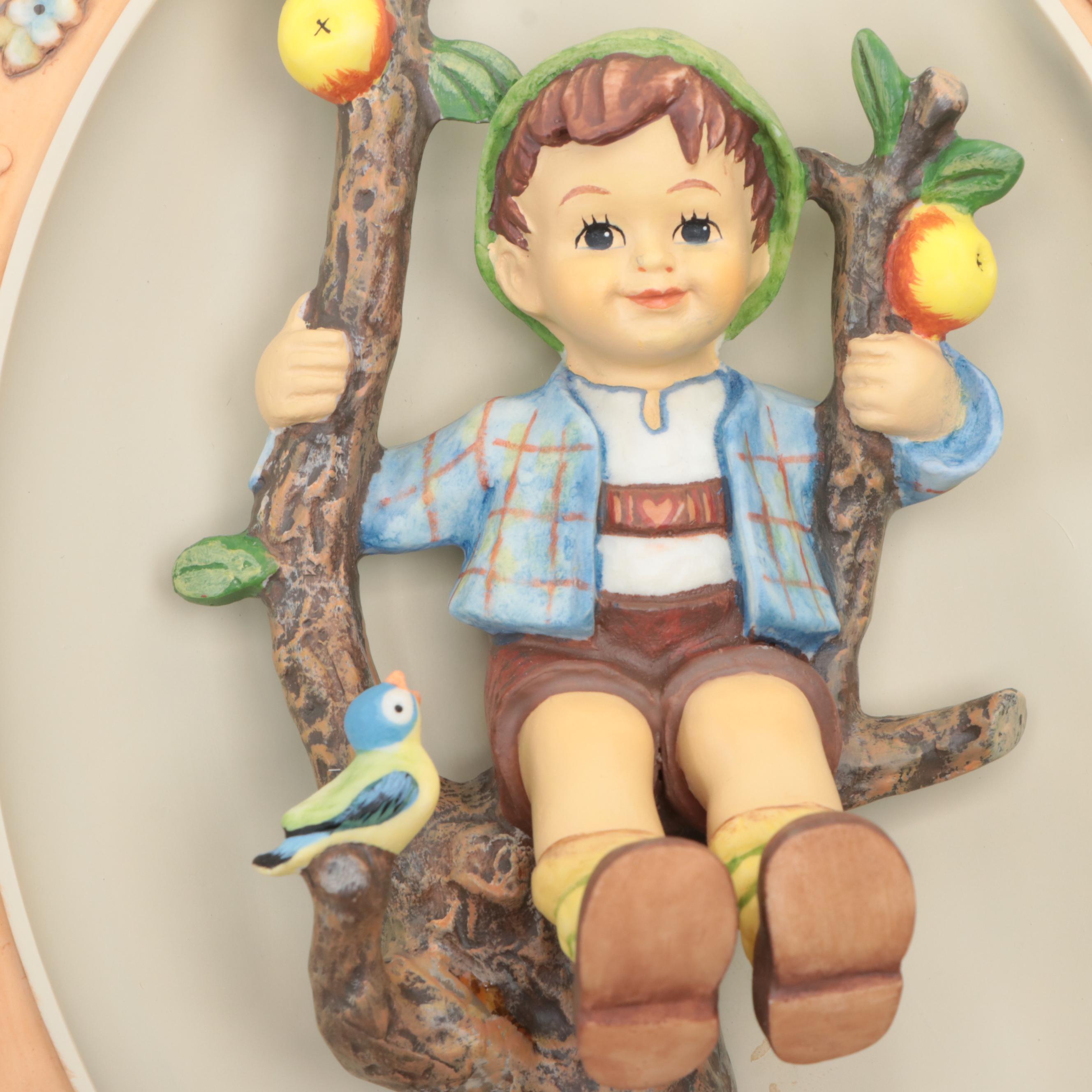 Goebel "Blossoms of Childhood" Series Porcelain Hummel Collector Plates