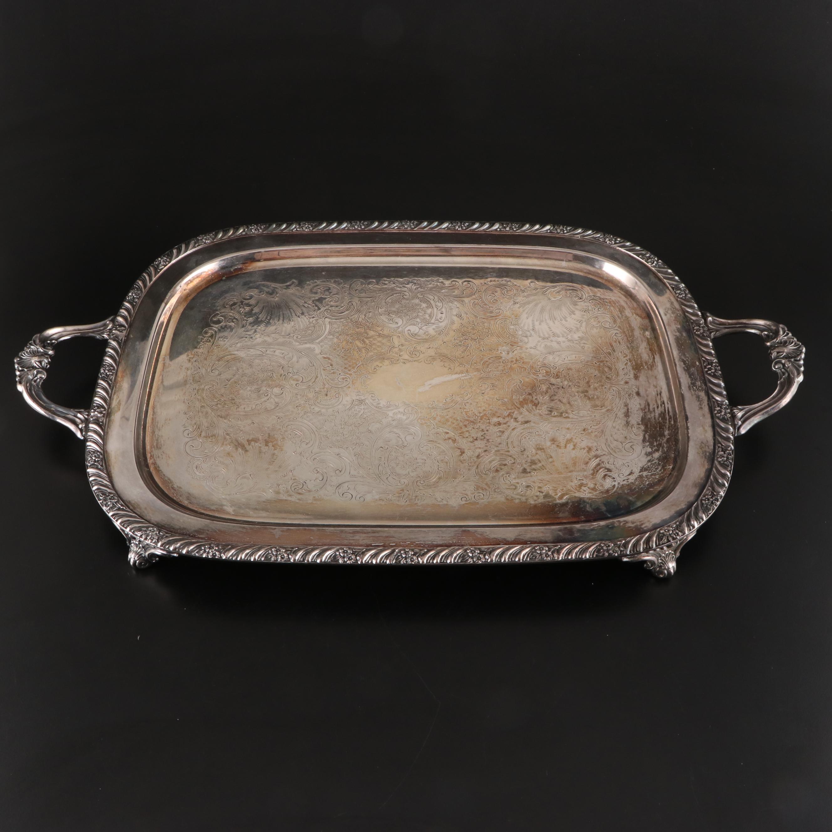 Silver Plate Trays and Serveware