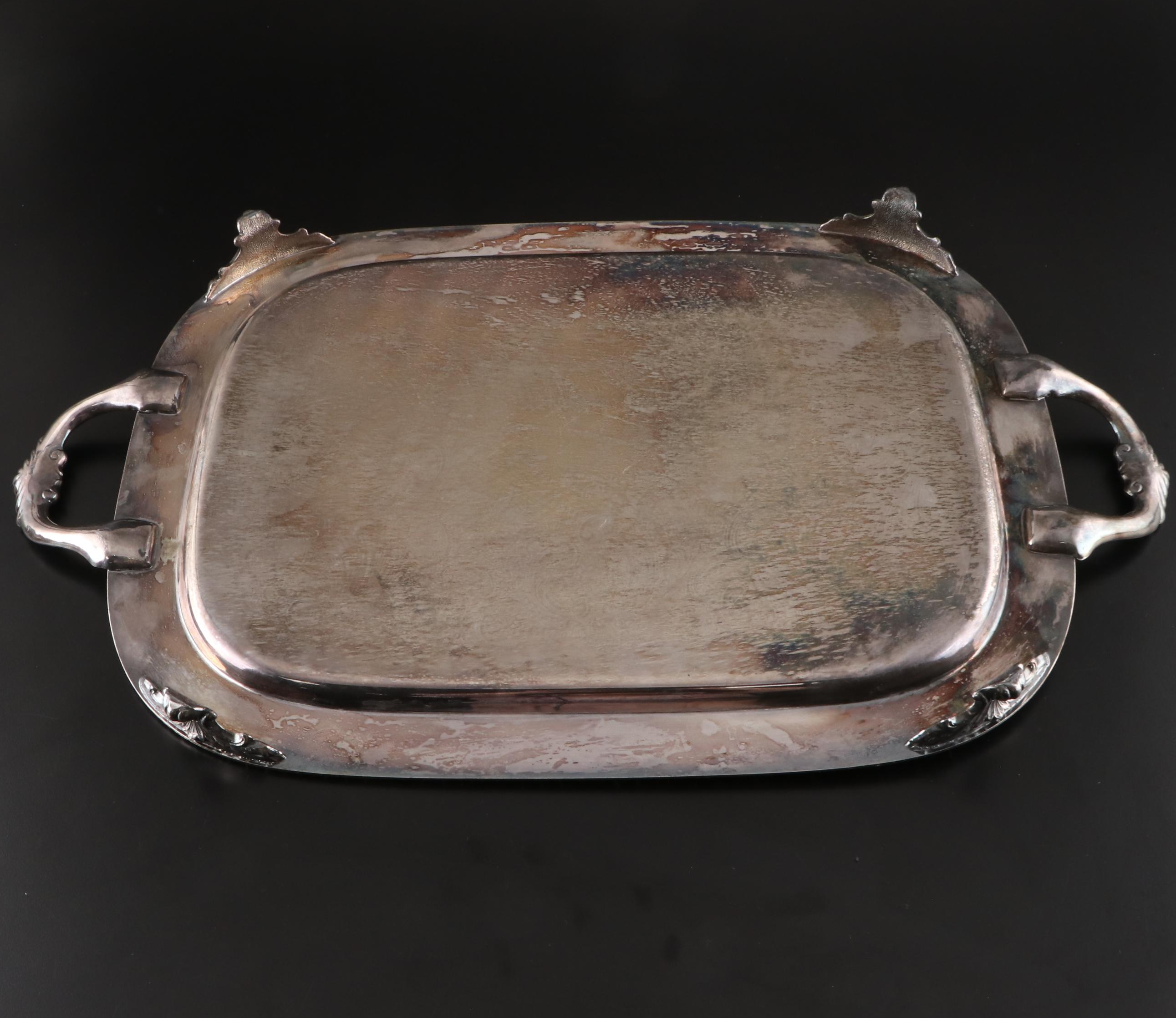 Silver Plate Trays and Serveware