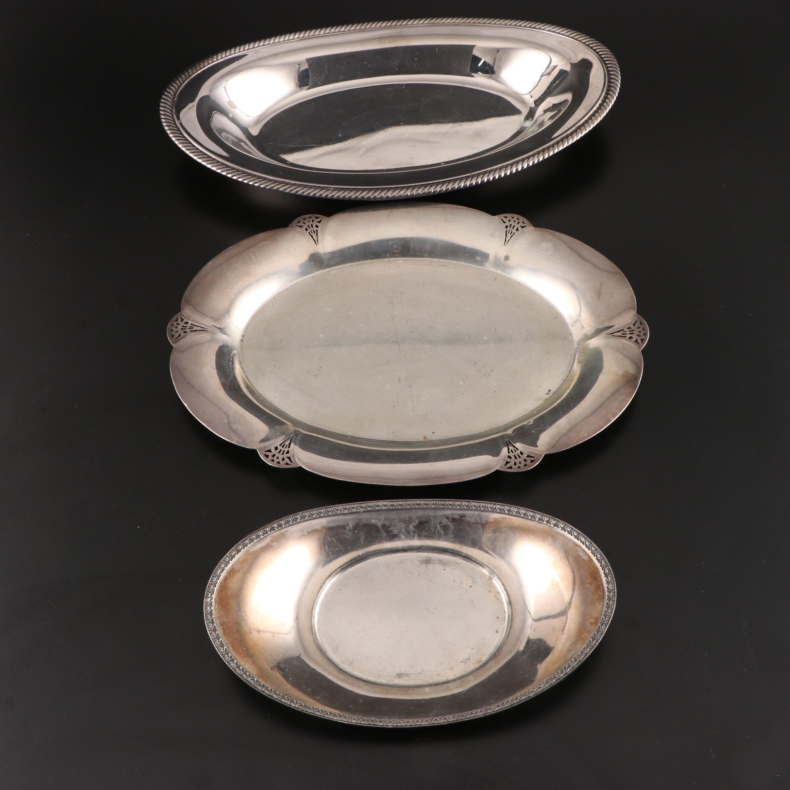 Silver Plate Trays and Serveware