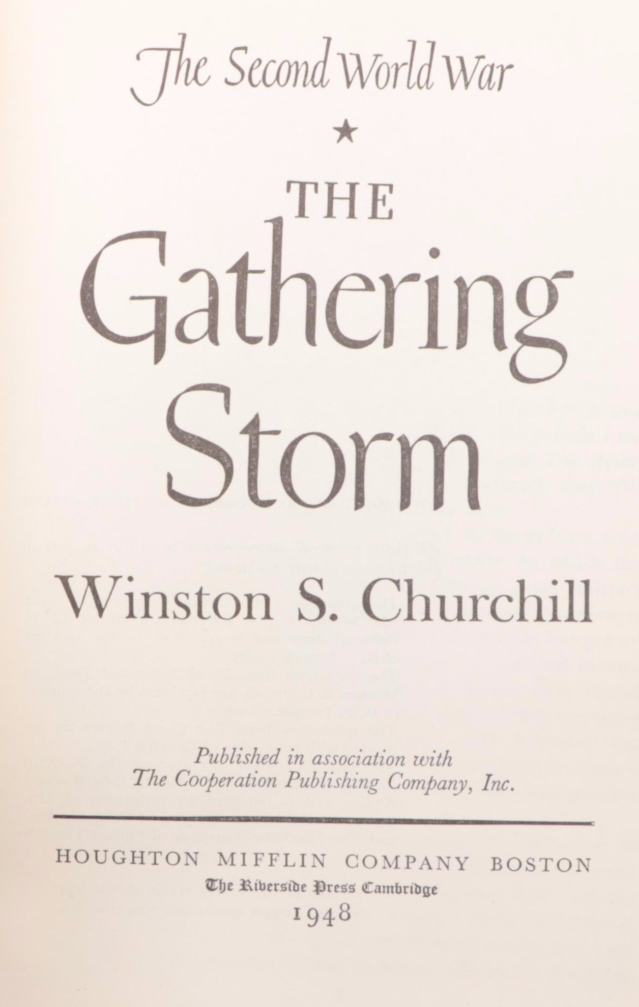 "The Second World War" Complete Six-Volume Set by Winston S. Churchill